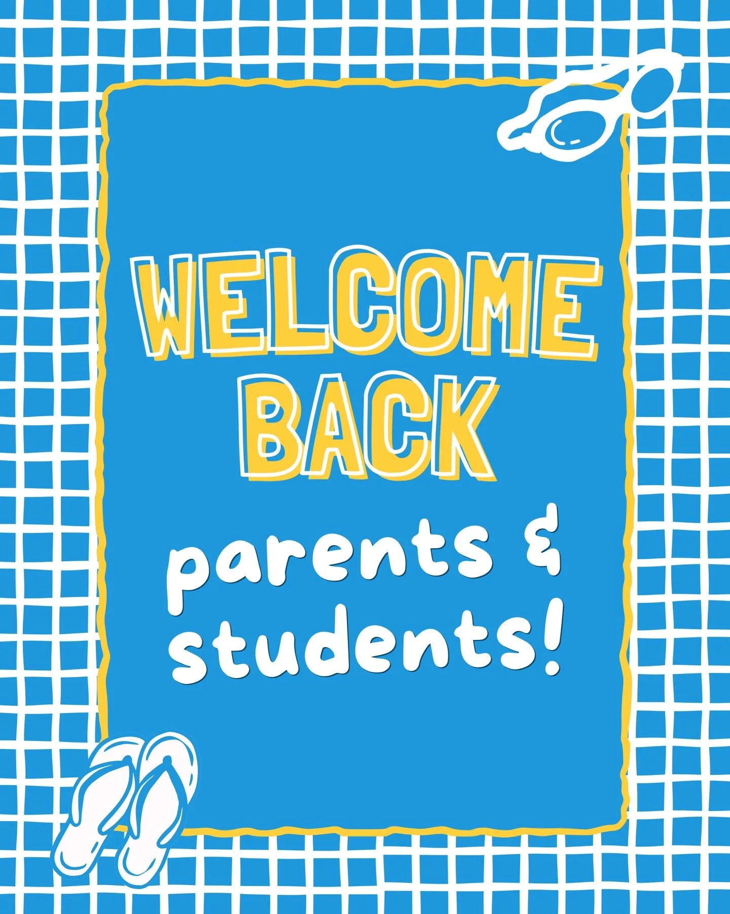 Welcome back everyone and hello to the new year 🥳 Today marks the first day of lessons and we are so excited to start the year back in the pool with you! 
Please take a moment to check: &bull; Your emails for welcome packs and our latest newsletter 