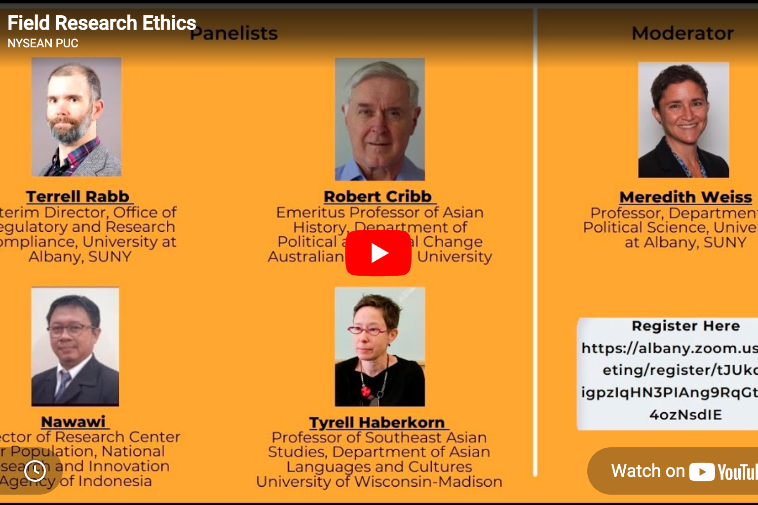 Webinar: Field Research Ethics