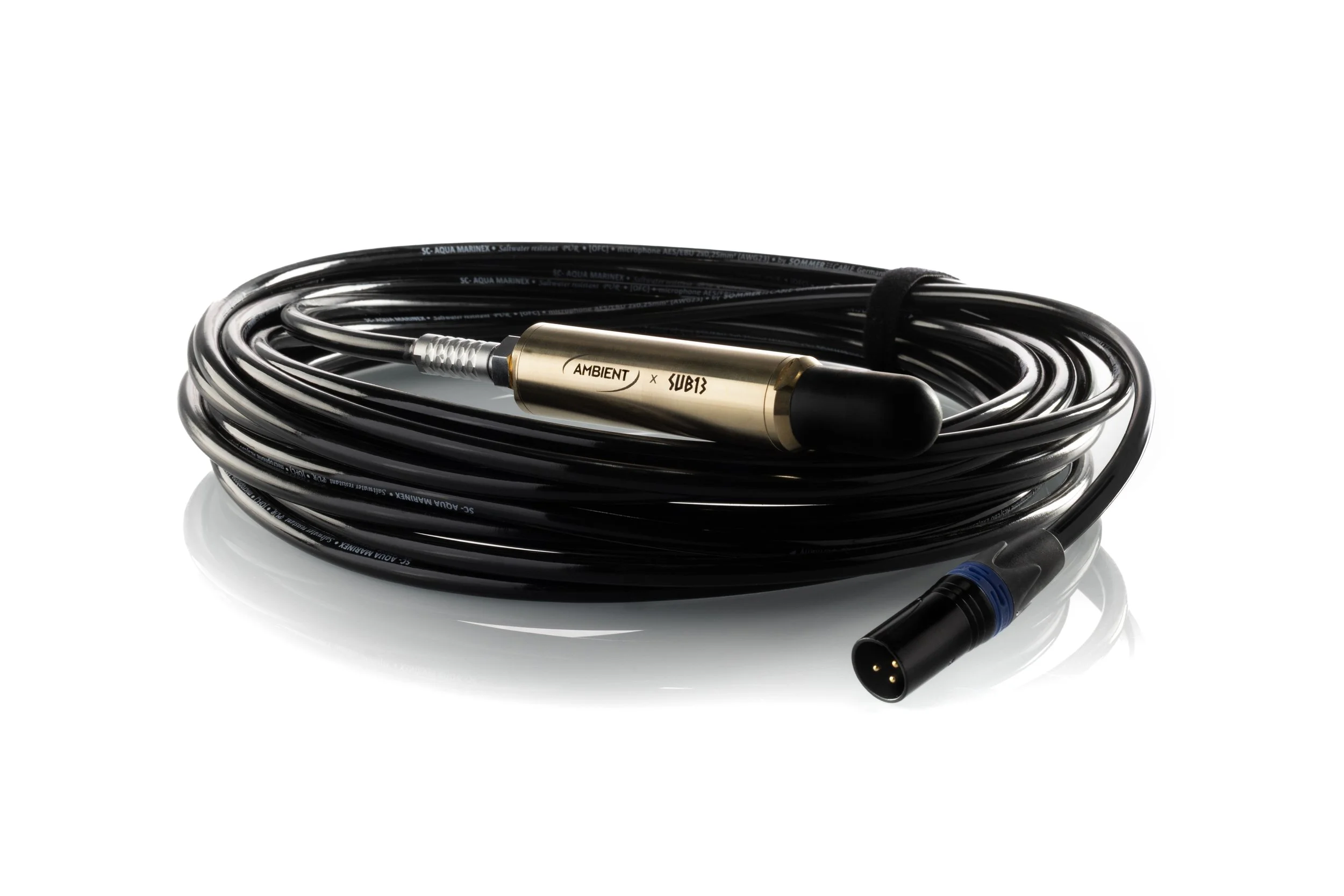 Connect to a recording device to document humpback whalesong, sperm whales, orca, feeding events, weather, and the surrounding frequencies of the ocean.  Live audio can be shared through a speaker or headphones.