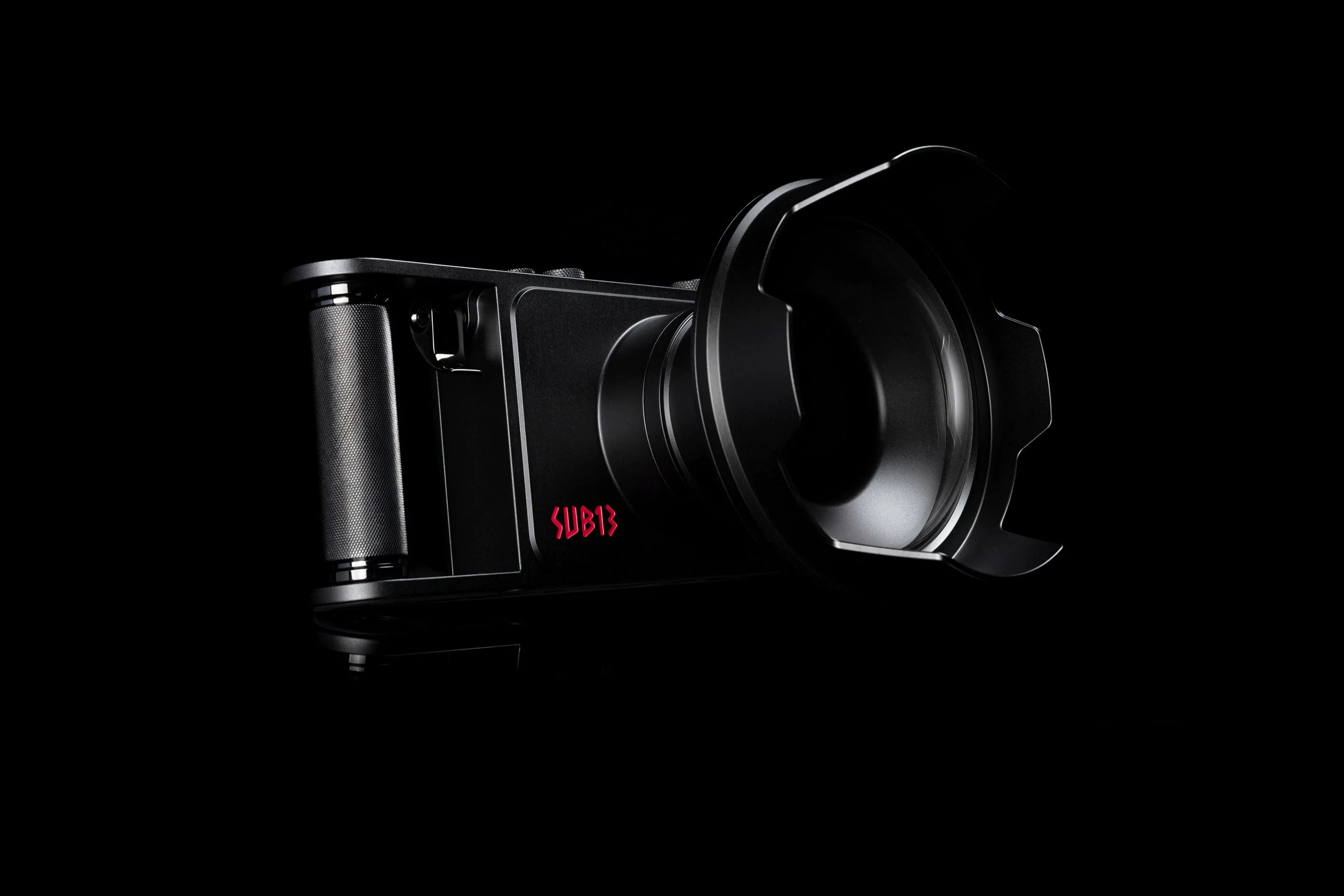 Underwater housing for Leica Q3 built by SUB13 for underwater photography.