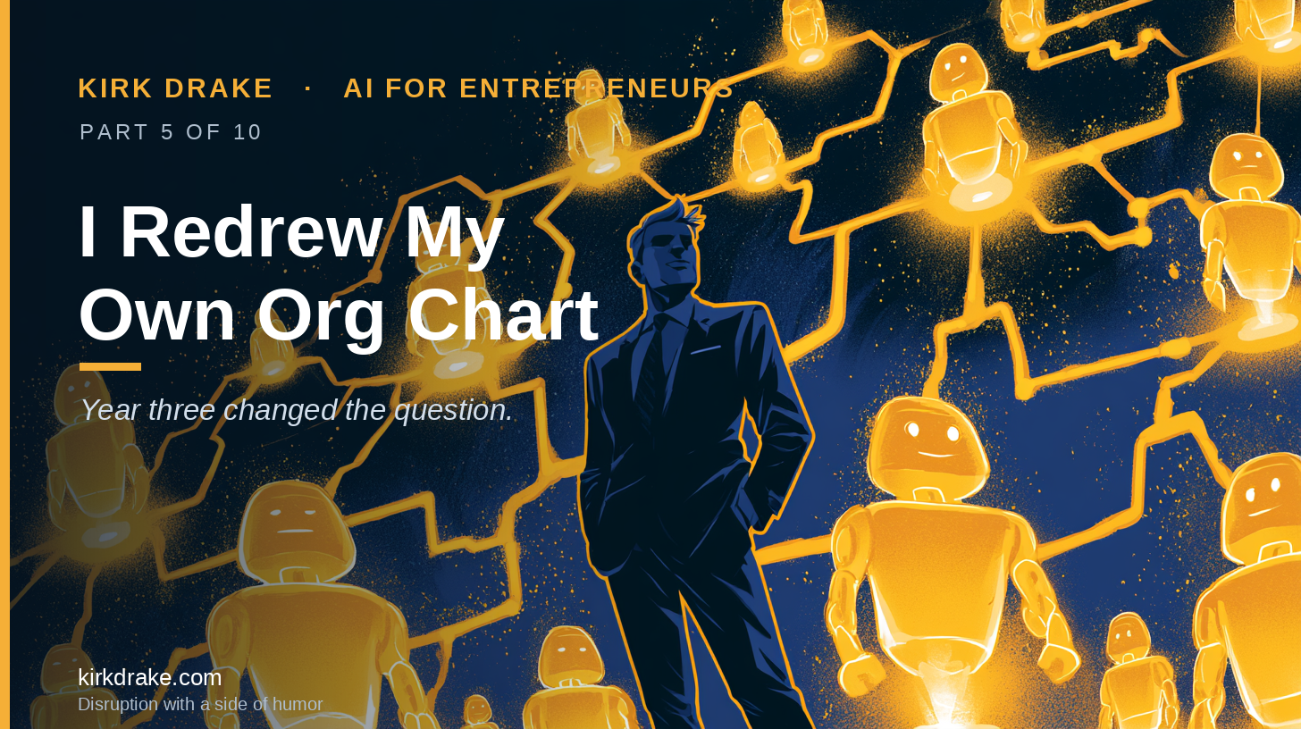 The Year I Redrew My Own Org Chart (Year 3)