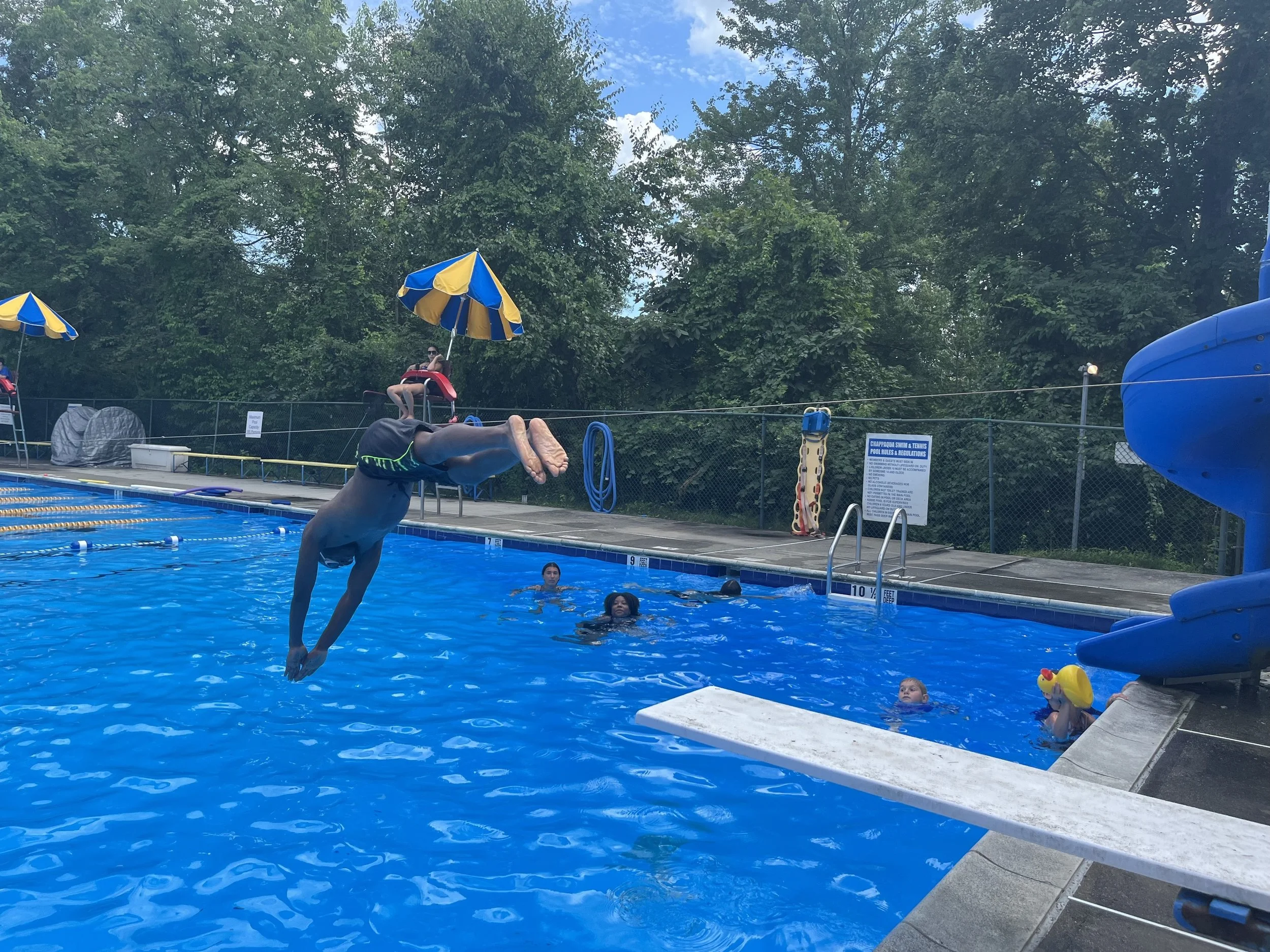 A special thank you to Chappaqua Swim &amp; Tennis and the Saw Mill Club.