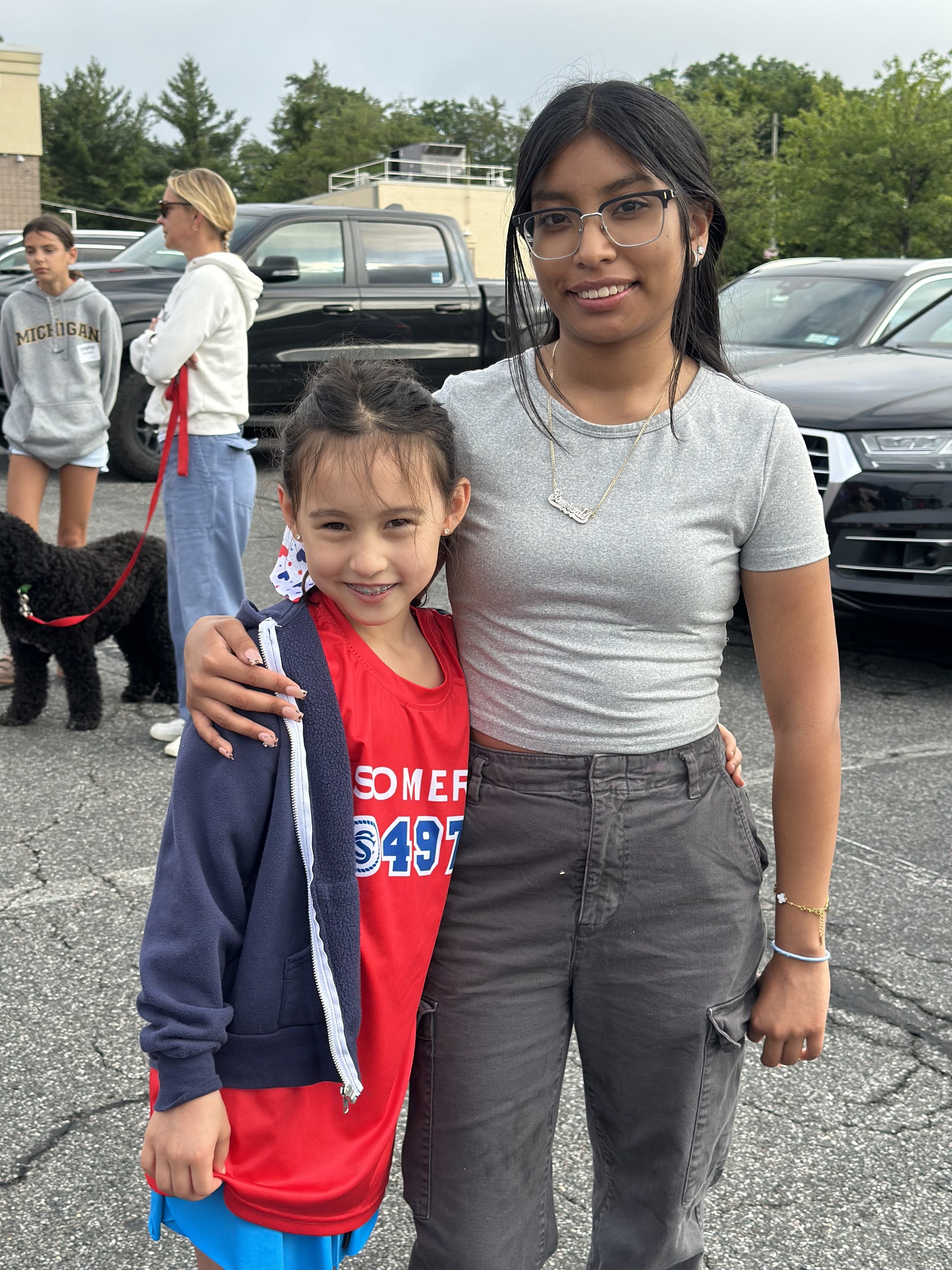 Scholars are a part of the big family moments too - like sleepaway camp drop off!