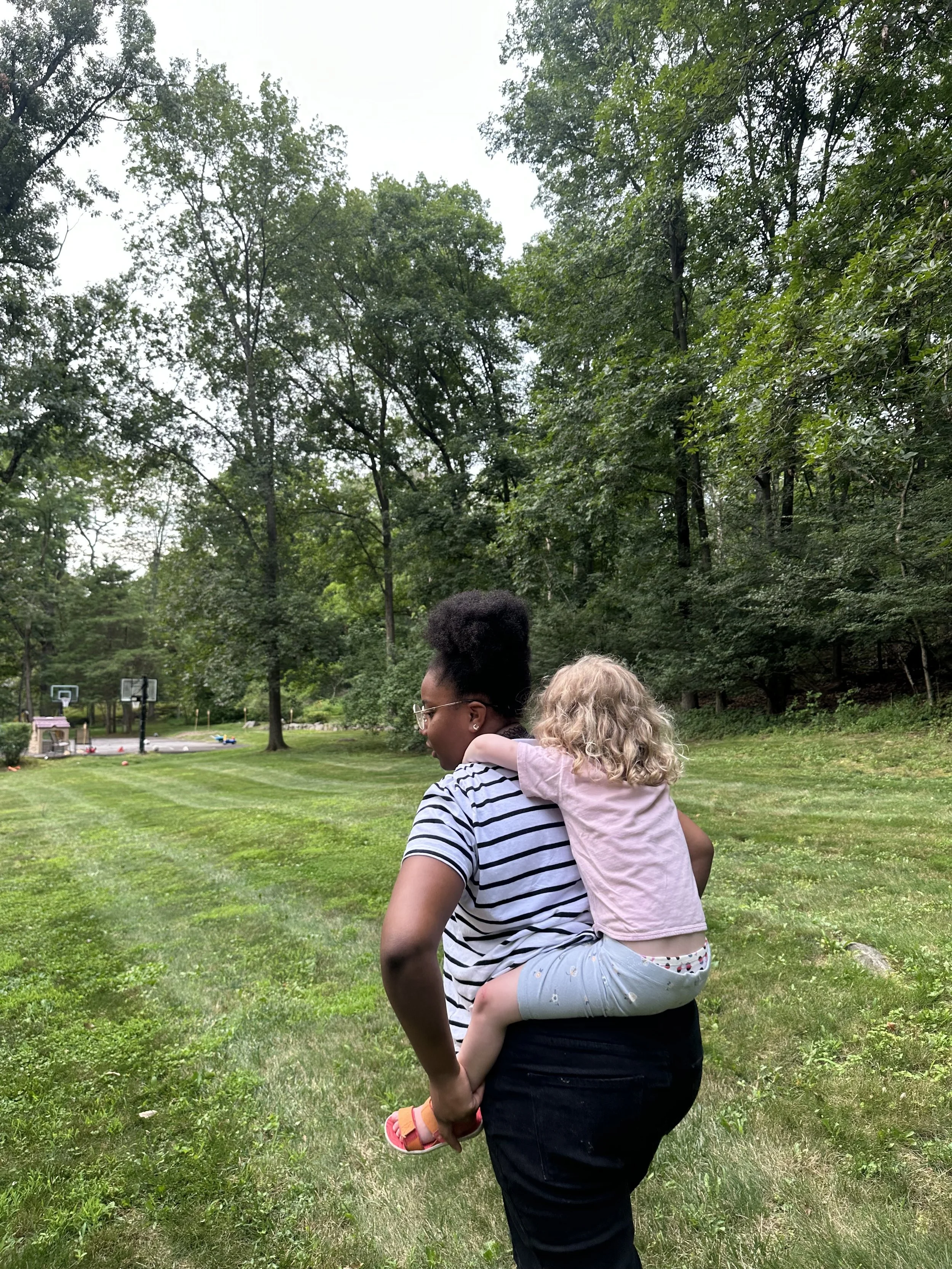 Scholars spend time in the evenings with their host families.