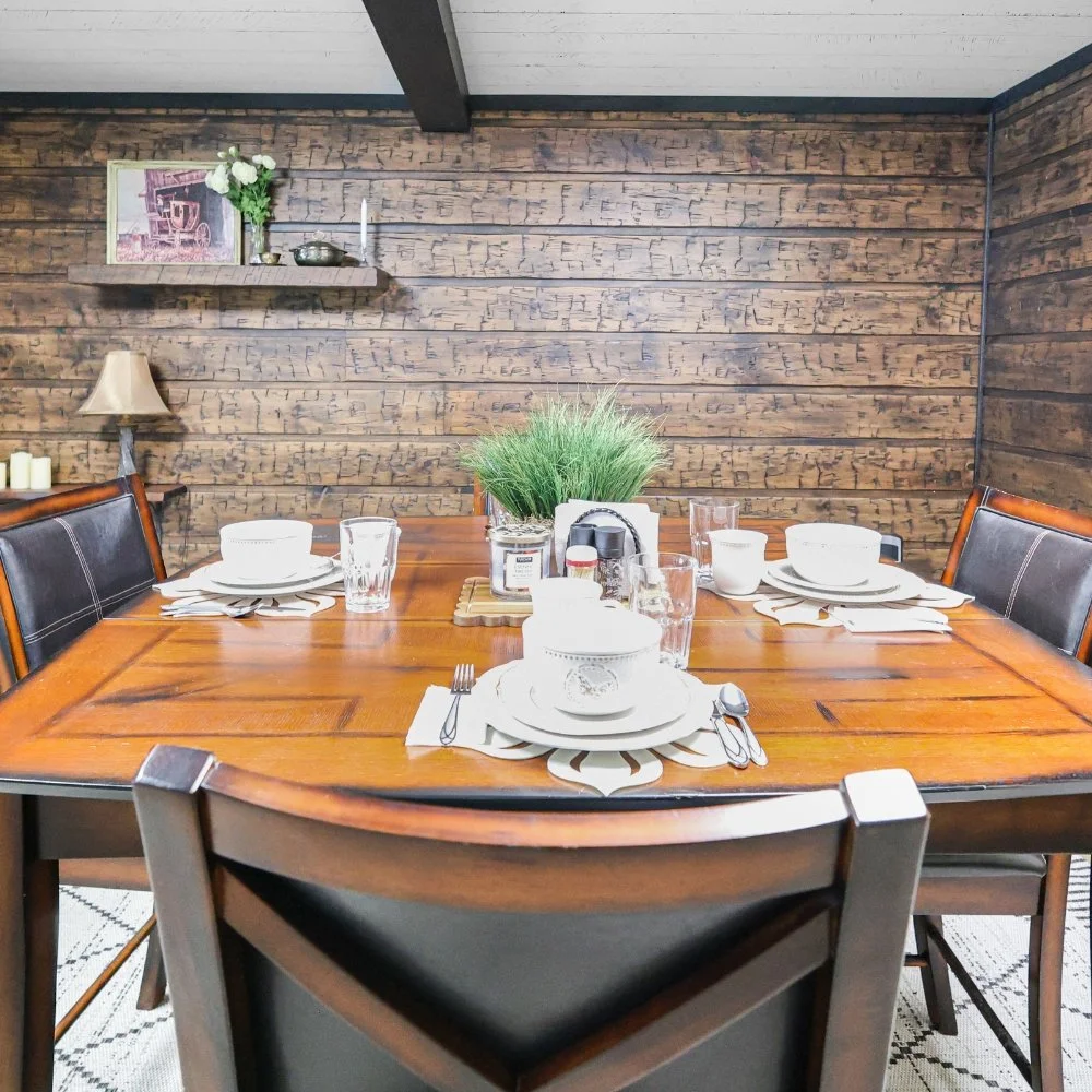 hand hewn rustic siding