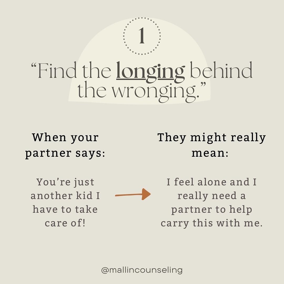 Sometimes it&rsquo;s hard to slow down and say what we really mean. When our partner doesn&rsquo;t feel like they&rsquo;re there for us, we&rsquo;ll do and say anything to reconnect with them. 

Next time, try to see through what they&rsquo;re saying