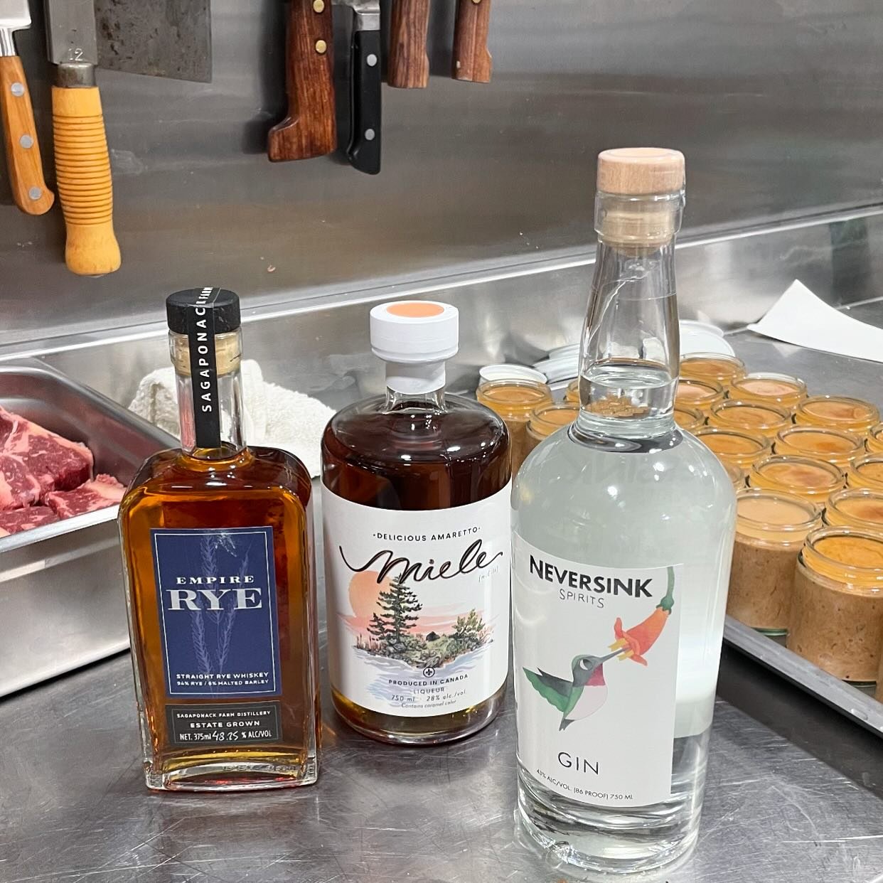 Only the finest ingredients - from meats to flours to vegetables to booze! We use only handcrafted spirits, mostly from NY state, in our charcuterie recipes, because it&rsquo;s the little things&hellip;