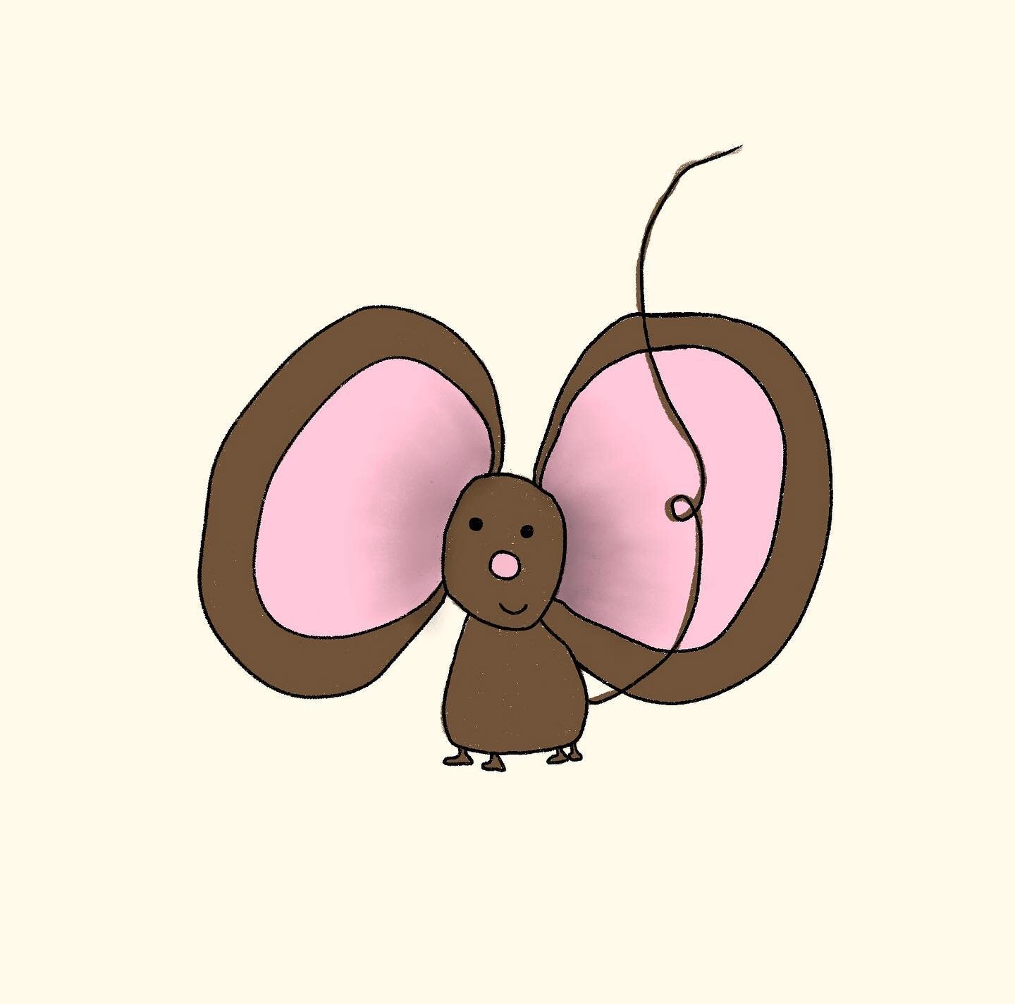 A quick little mouse for day six: rodent. It&rsquo;s Despereaux!
#inktober #inktober2020