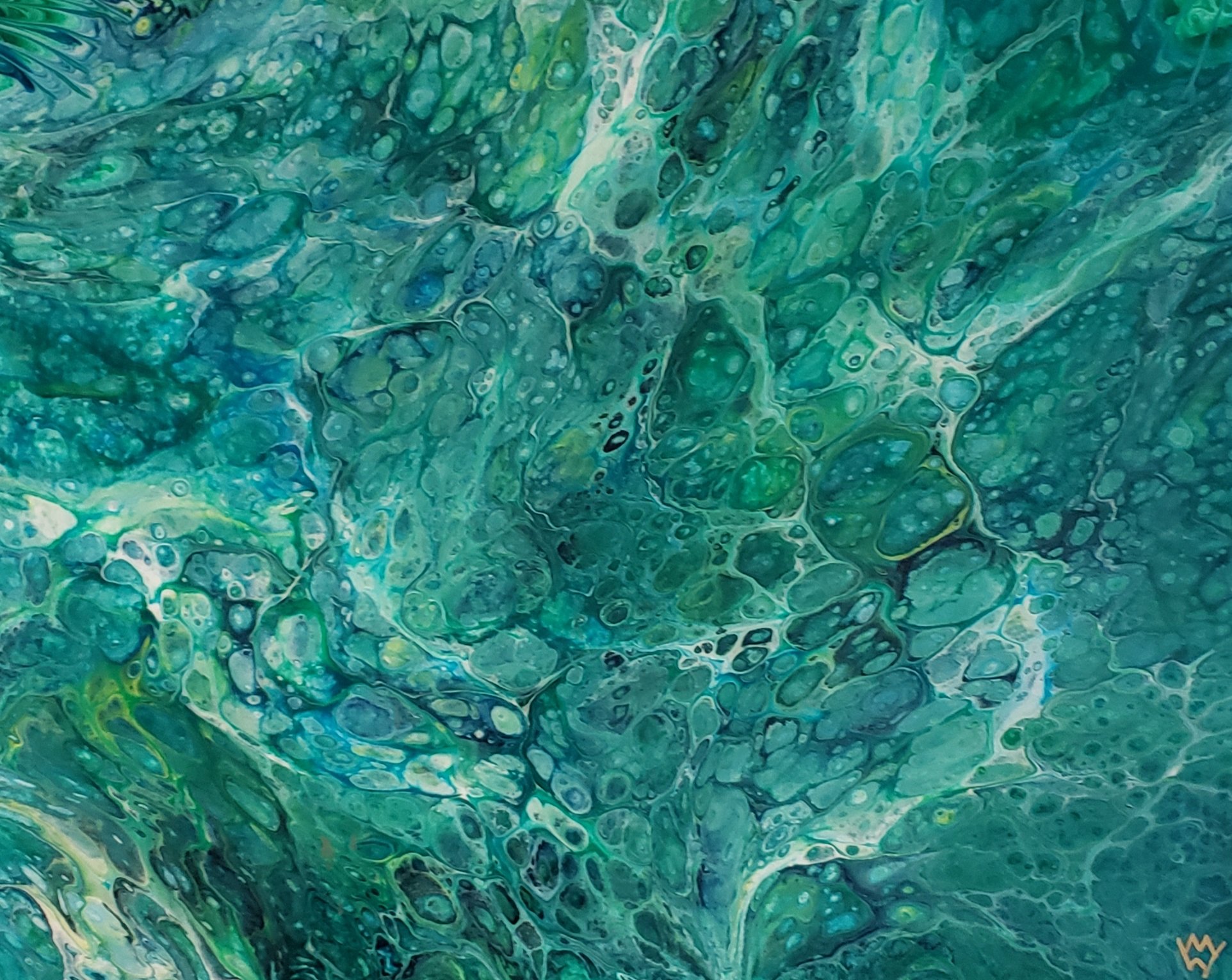 Green Waves 1
16x20
on Canvas with Resin
$320