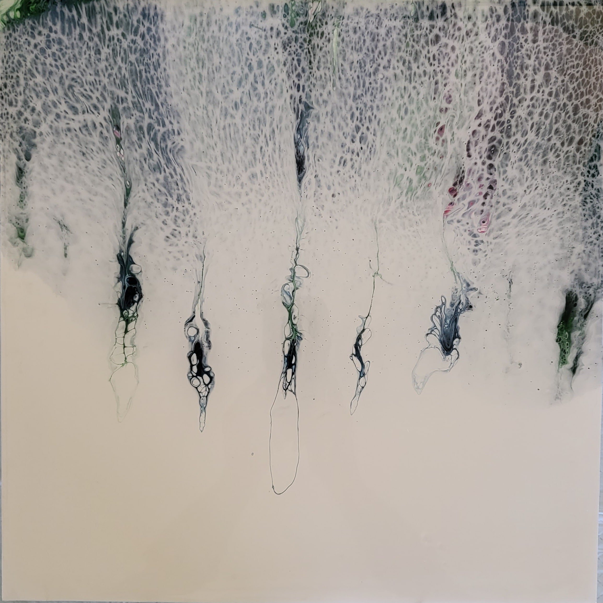 Icicles
16"x16"
Acrylic and Resin on Canvas