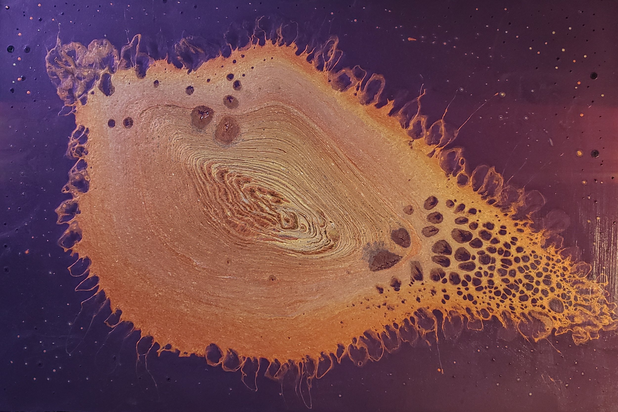 Great Ball 'o Fire
20x30 on Aluminum with Resin
$450