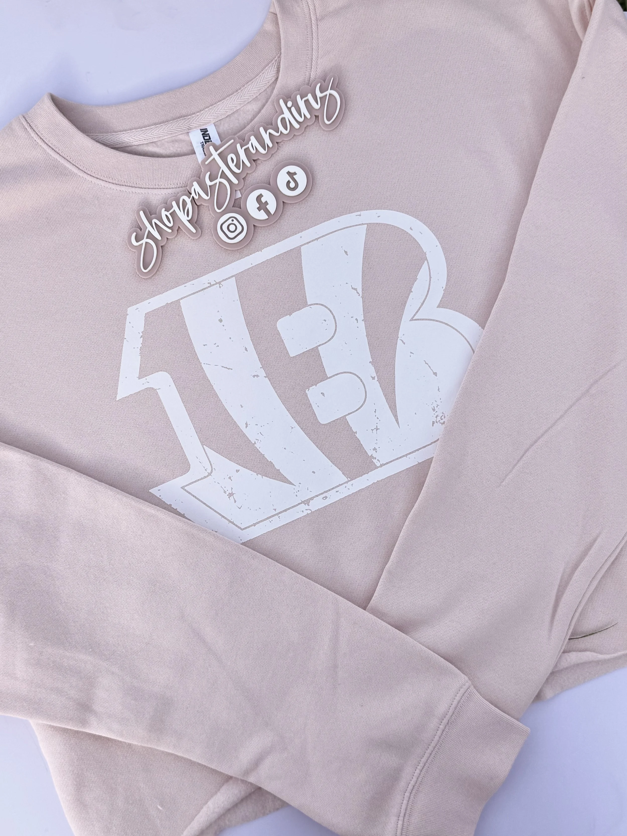 Peachy Mid Length Crewneck