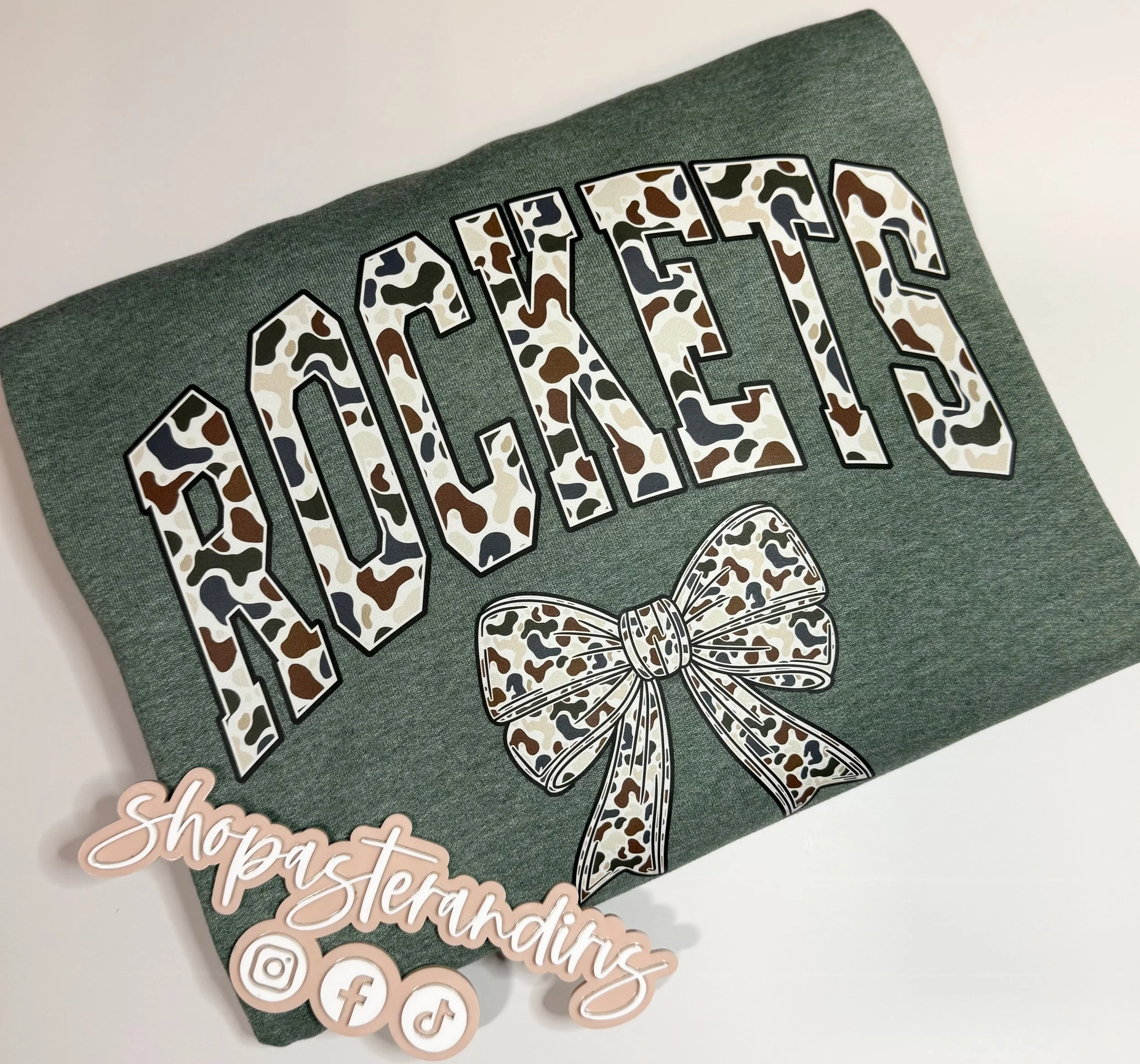 Rockets camo crewneck