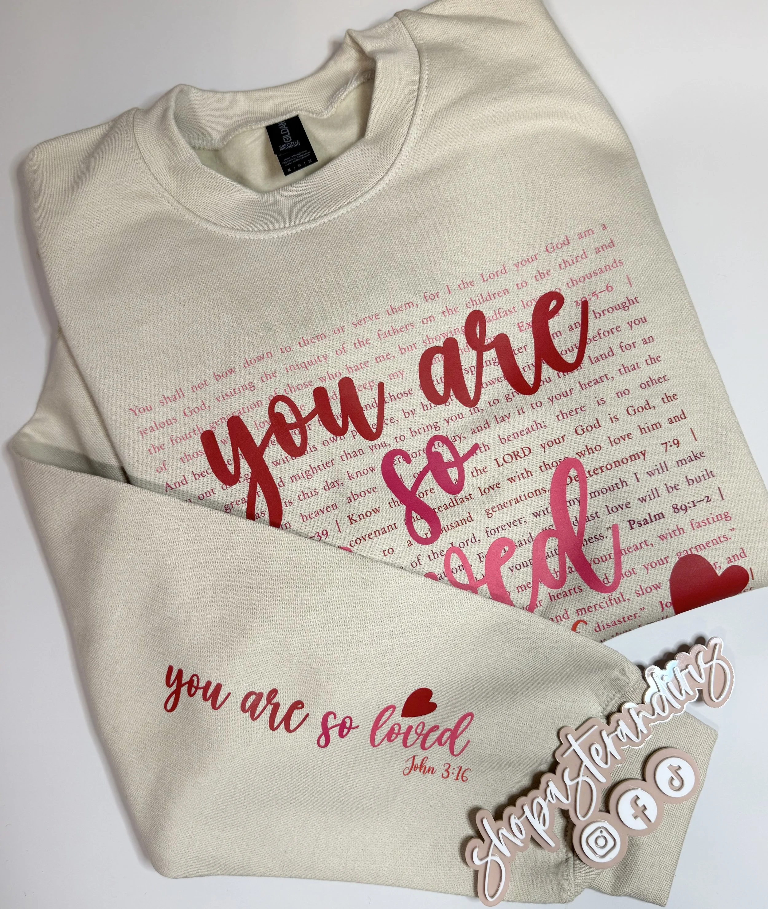 John 3:16 crewneck or long sleeve T-shirt