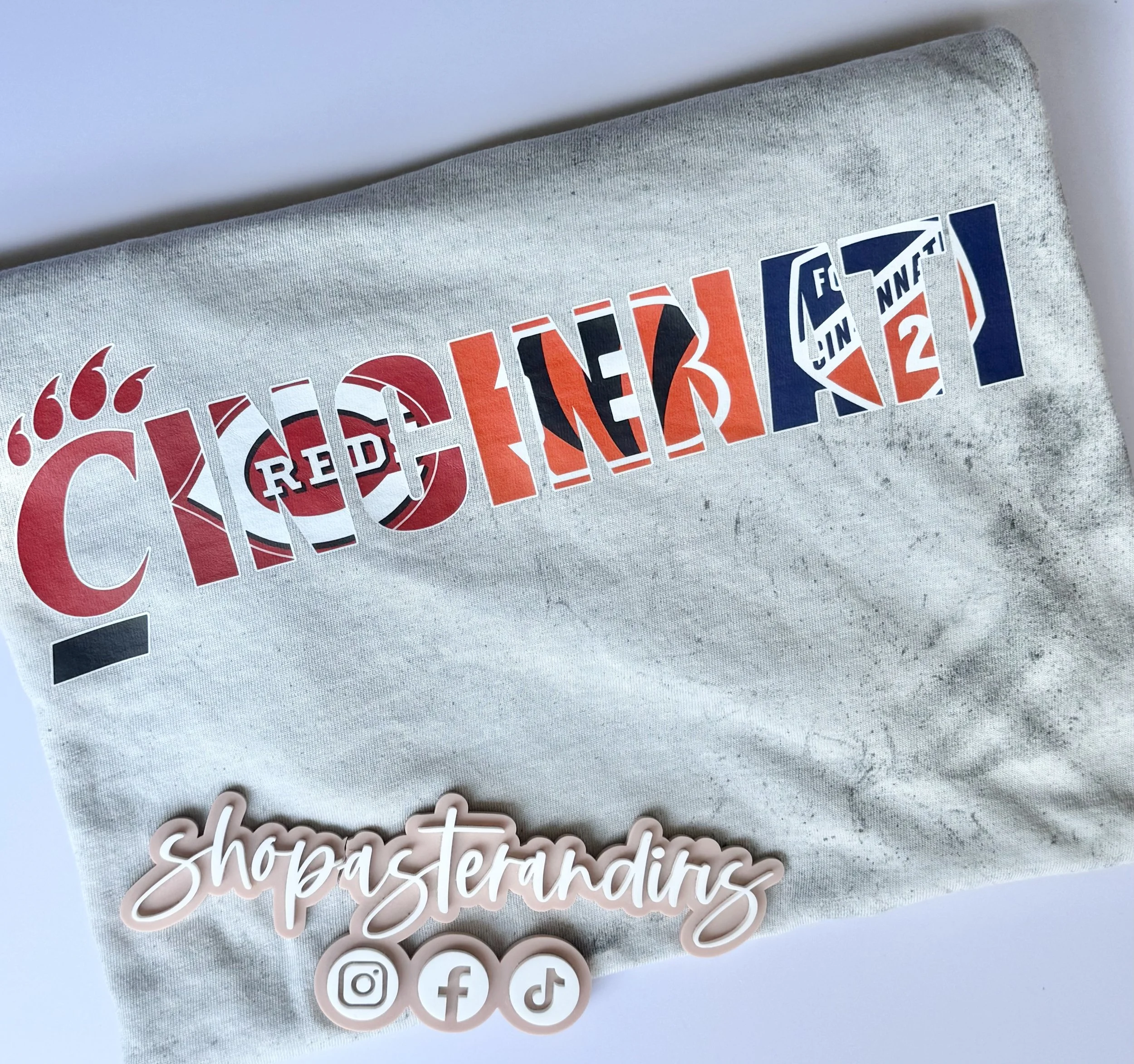 Cincinnati sports collage Tee
