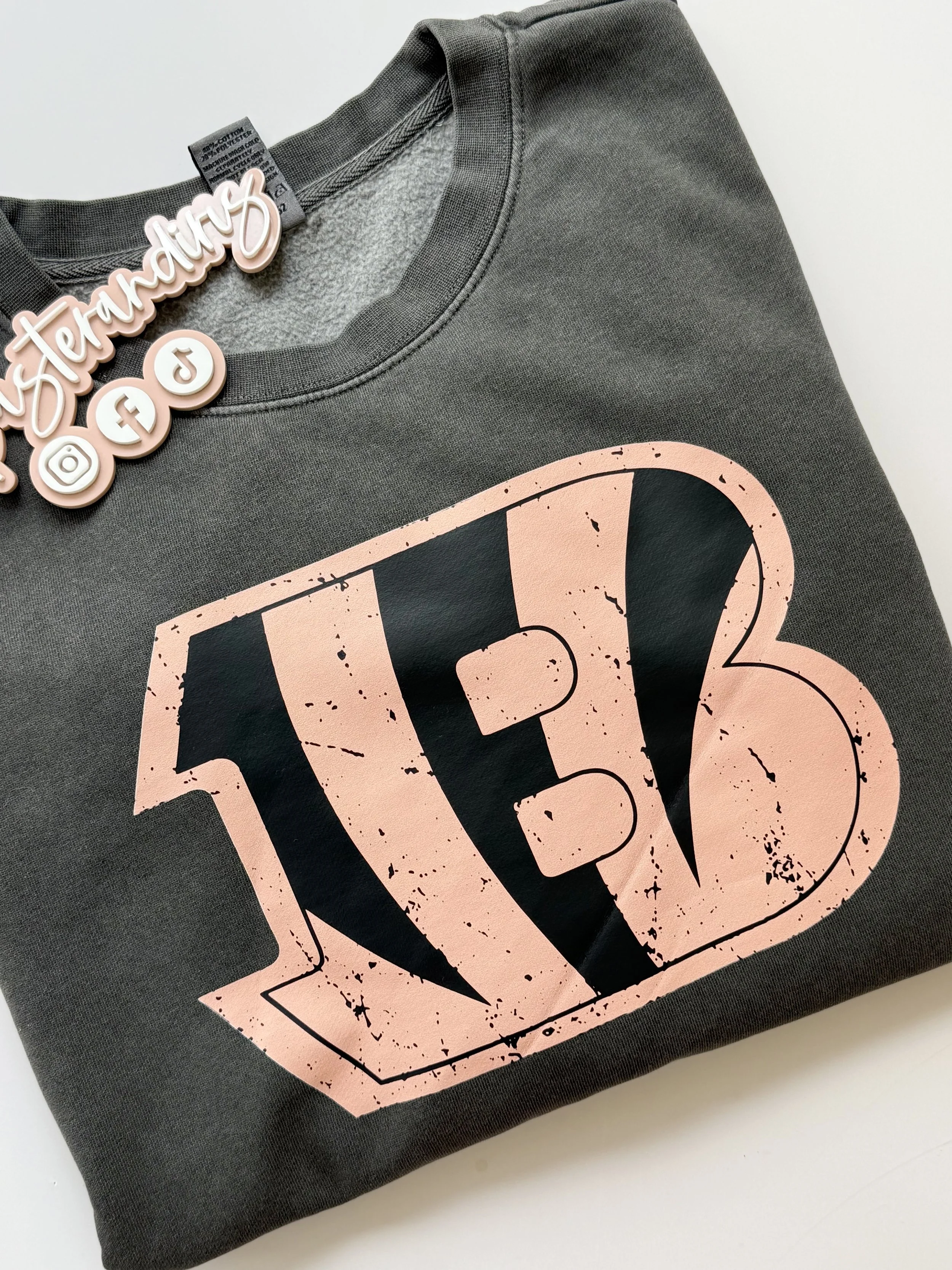 B logo mid-length Crewneck