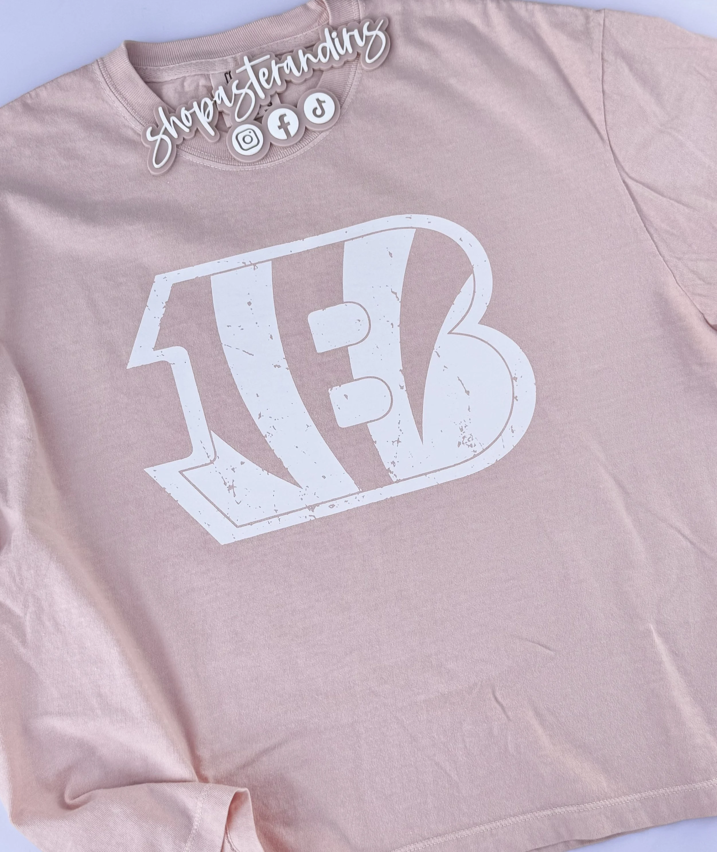 Peachy B tee - crop or regular