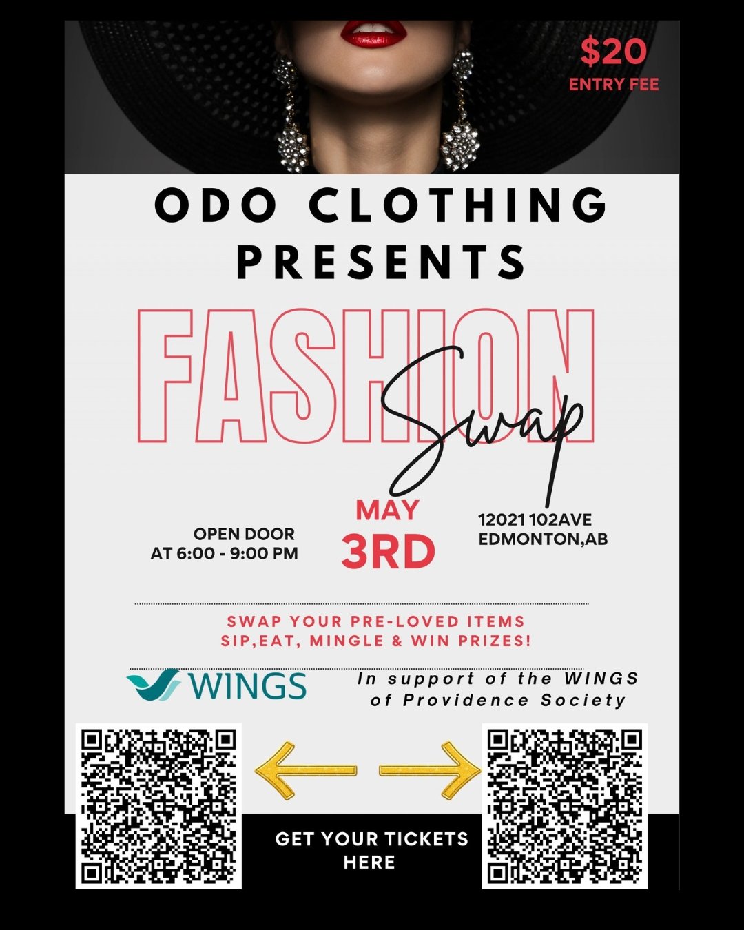 Have you heard that ODO CLOTHING (@shop.odo) is holding a Fashion Swap Event in support of WINGS? 

Check out Odo Clothing's amazing event -- and help make a difference for the women and children at WINGS who are fleeing domestic violence. 

Here are