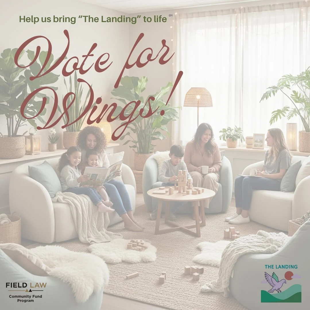 Healing after domestic violence means more than finding safety, it means finding connection.

The Landing will be a cozy, inclusive gathering space at WINGS where families can share stories, celebrate birthdays, and rebuild trust in community.

Toget