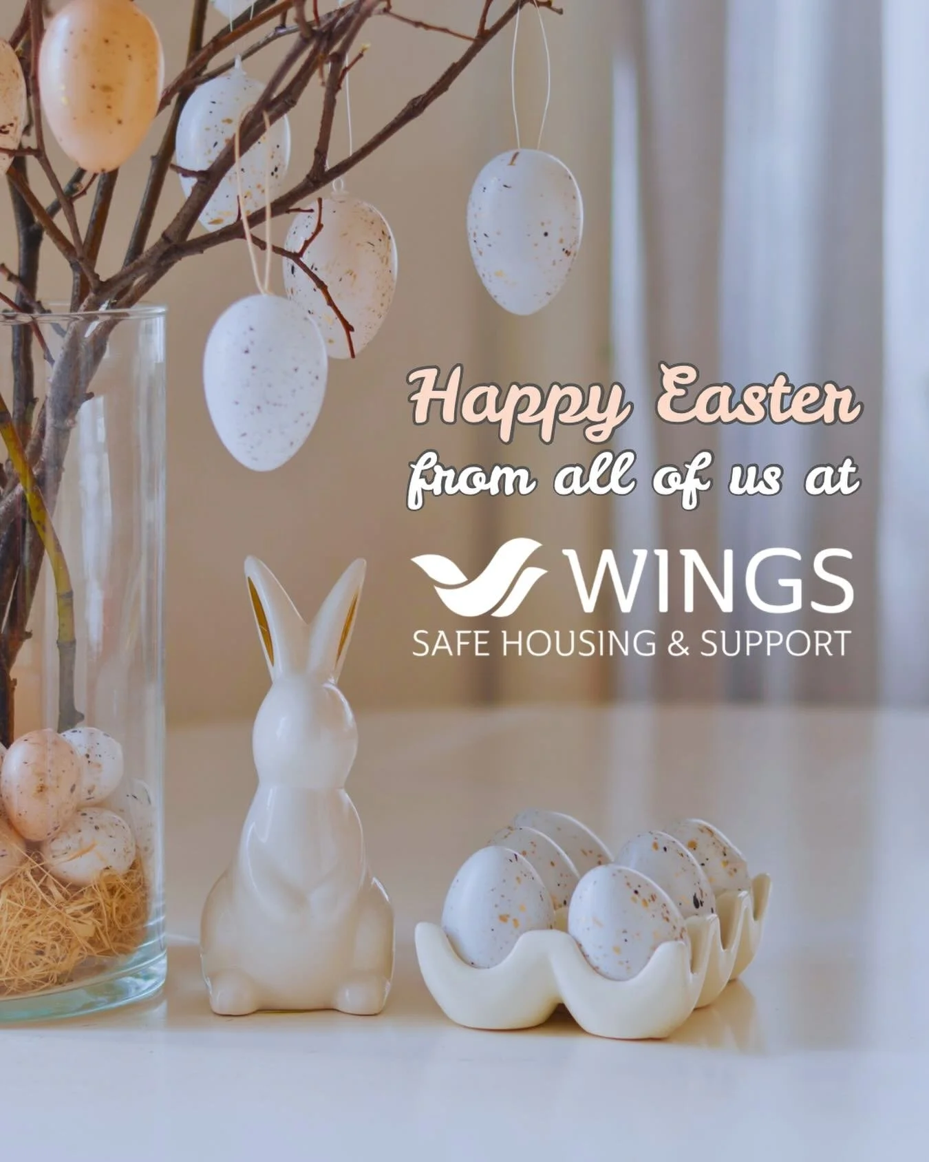 Happy Easter from all of us at Wings 💜

A few Easter decorations on the table, some chocolate eggs, and time spent together, small moments like these can mean so much.

Wishing everyone a safe and happy Easter, spent with family, friends, and those 