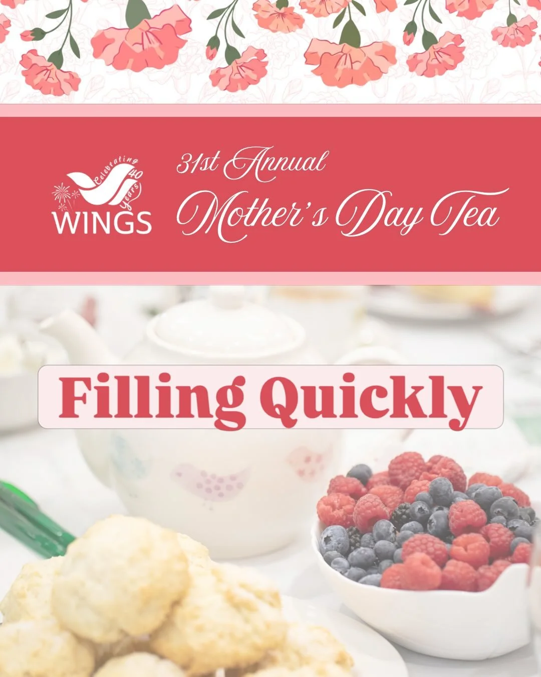 🌷 Our Mother&rsquo;s Day Tea is already over 50% sold

Join us for a beautiful afternoon of tea, connection, and community as we celebrate mothers, caregivers, and families.

This special event supports families as they rebuild their lives with safe