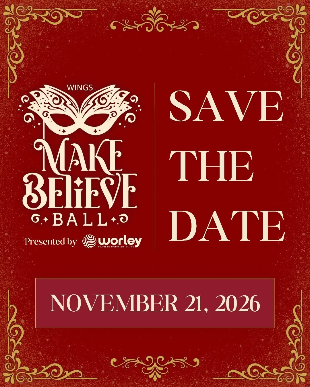 🎭 SAVE THE DATE 🎭

An evening of mystery, elegance, and enchantment awaits&hellip;

✨ The Make Believe Ball ✨

🗓️ Saturday, November 21, 2026 

📍 Fairmont Hotel MacDonald 

Behind every mask, a story awaits.

Dress to intrigue. Come ready to danc