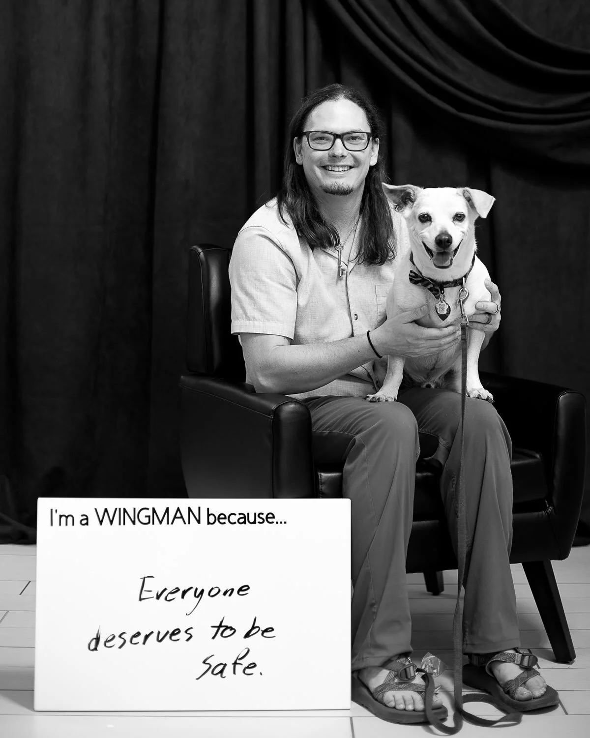 ⭐Today&rsquo;s Featured WINGMAN ⭐&nbsp;
&nbsp;
We are honoured to welcome back Pastor Aaron Linville of Millwoods Community Church (mcchurch.ca) with his loyal sidekick Goose as part of this year&rsquo;s WINGMAN Campaign in support of Wings. Aaron 