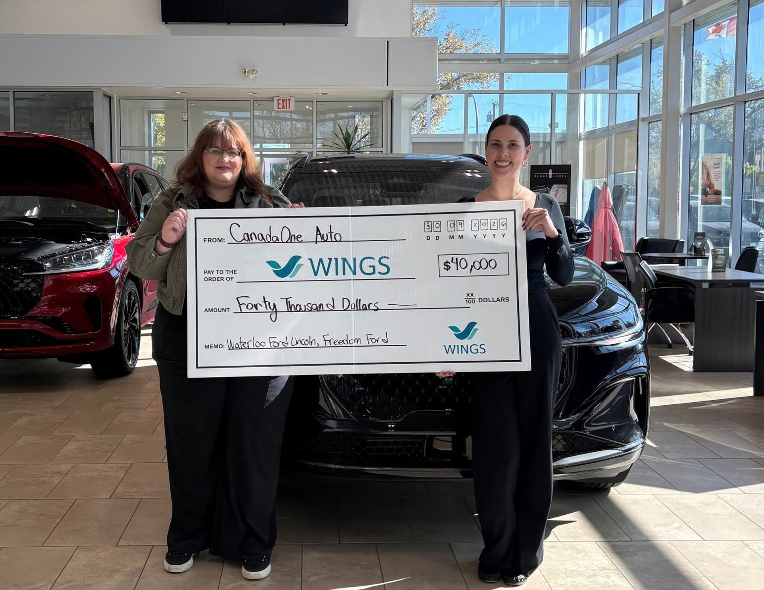 📣 BIG NEWS! 📣
 
WINGMAN 2026 officially wrapped up yesterday, and while we are still tallying the final campaign total, we have some pretty incredible news to share!
 
For the third year, the teams at CanadaOne Auto, Waterloo Ford Lincoln and Freed