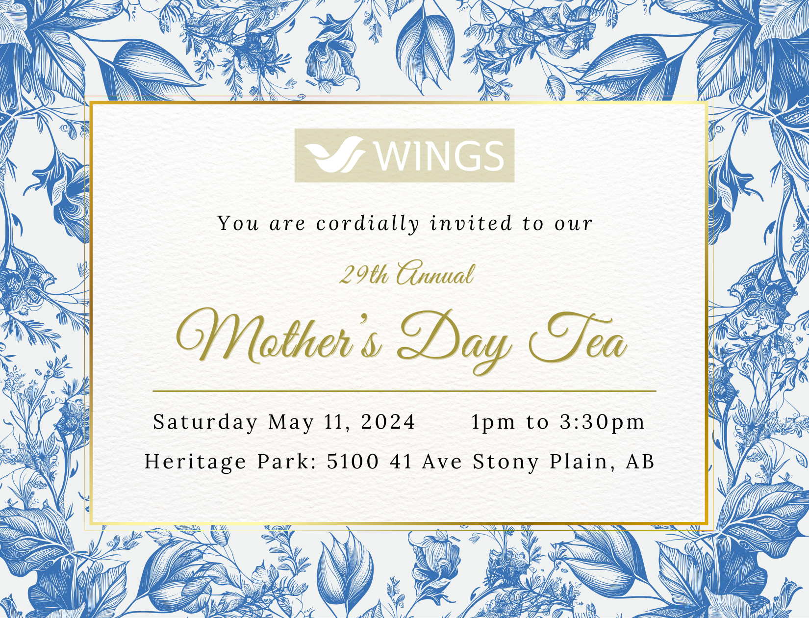 29th Annual WINGS Mother's Day Tea 