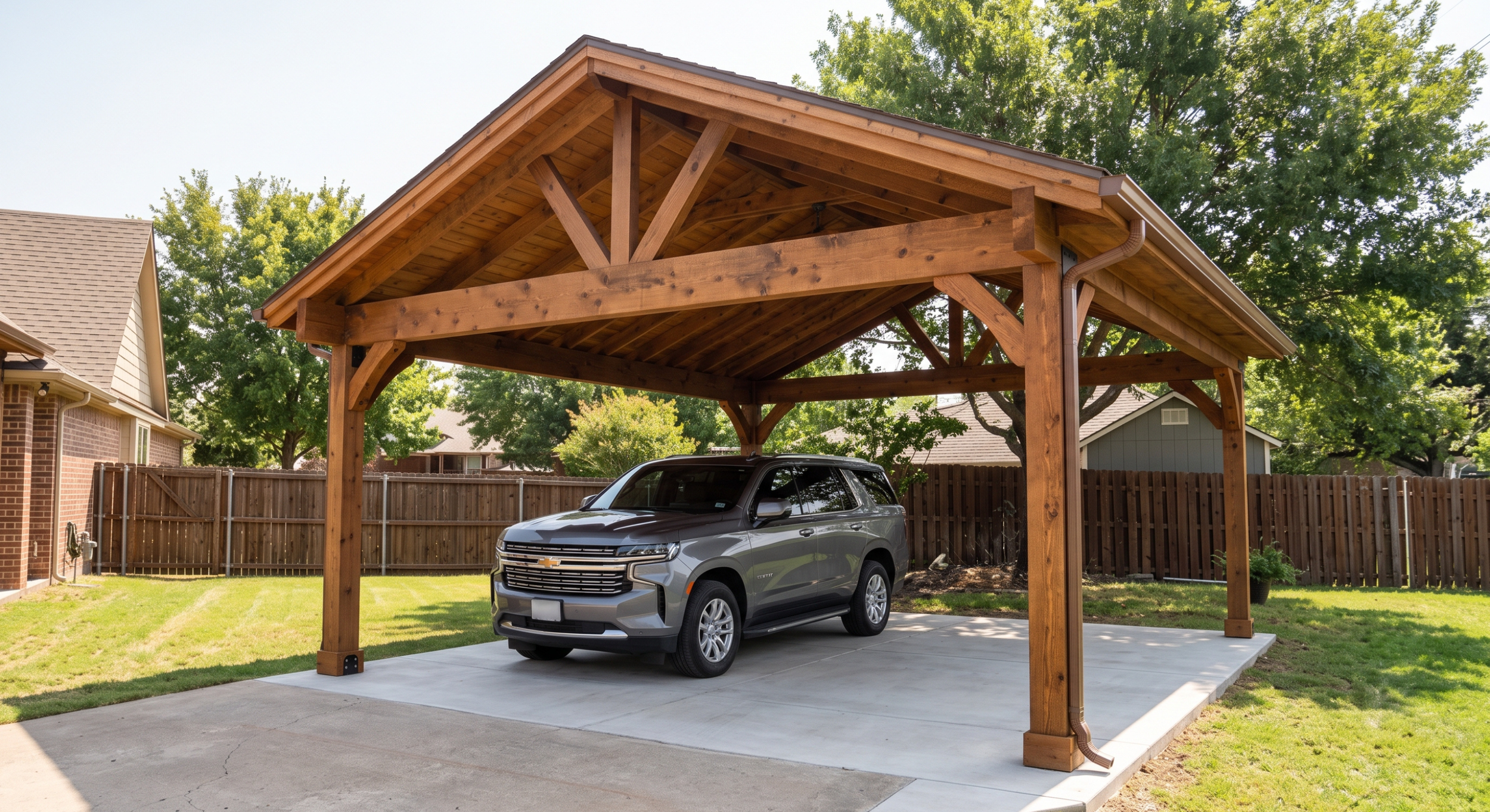 wood carport builders denton tx
