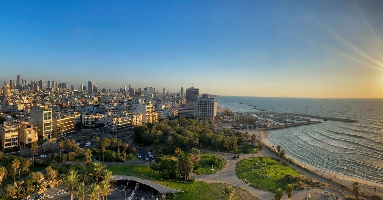 Beautiful Tel Aviv Sunset with trouble just over the horizon #telaviv #isreal #jettheglobe