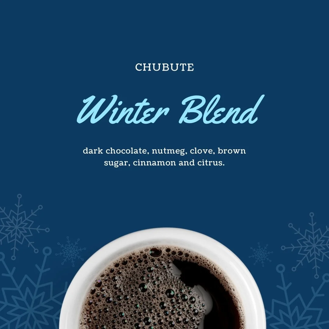 Limited edition winter blend ❄️ 

www.chubute.com

#smallbusiness&nbsp;#shoplocal&nbsp;#supportsmallbusiness&nbsp;#smallbiz&nbsp;#shoplocally&nbsp;#shopsmall&nbsp;#specialtycoffee&nbsp;#sustainablecoffee&nbsp;#singleorigincoffee&nbsp;#baristalife&nbs