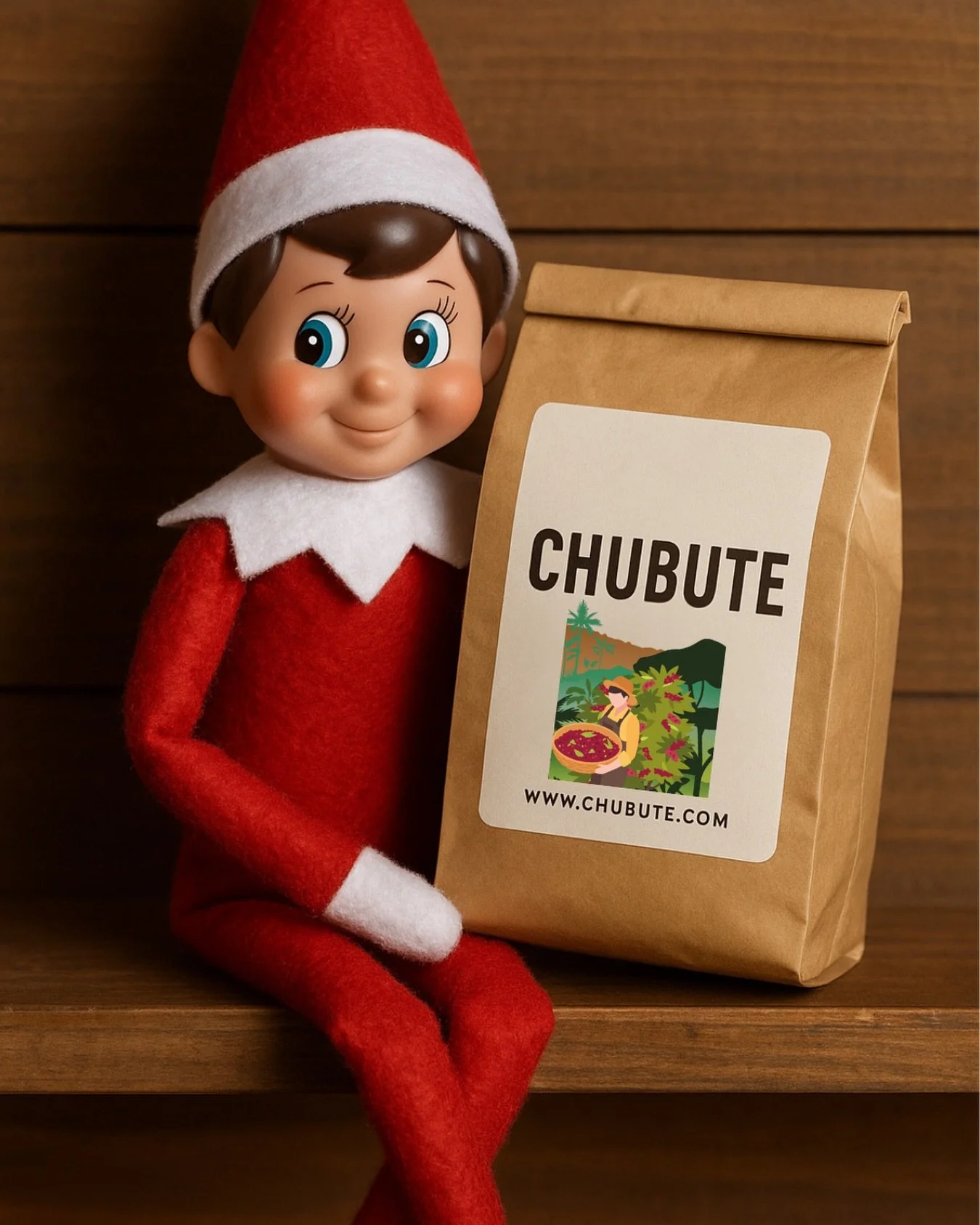 Our little Chubute elf, Espresso, wants to wish you a happy holiday season!

He also popped in to remind you that we&rsquo;re running low on our Honduran sacks &mdash; so make sure to order in time for the holidays!

CHUBUTE &bull; www.chubute.com