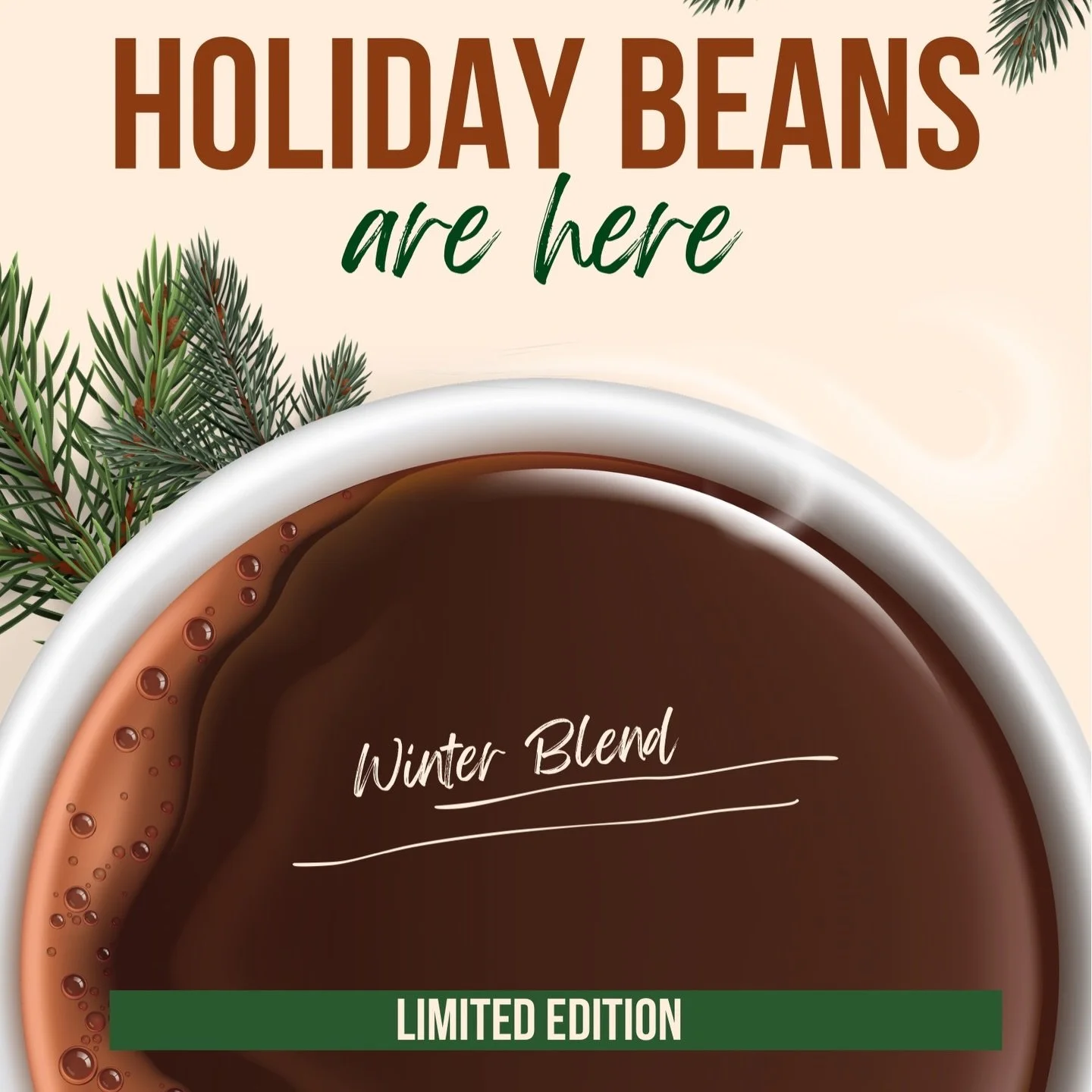 Try our limited edition Winter Blend! ❄️
