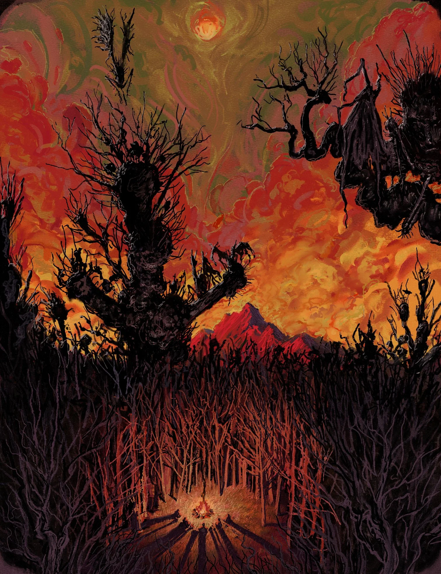 "Uncertain Sons" art for Thomas Ha 2025