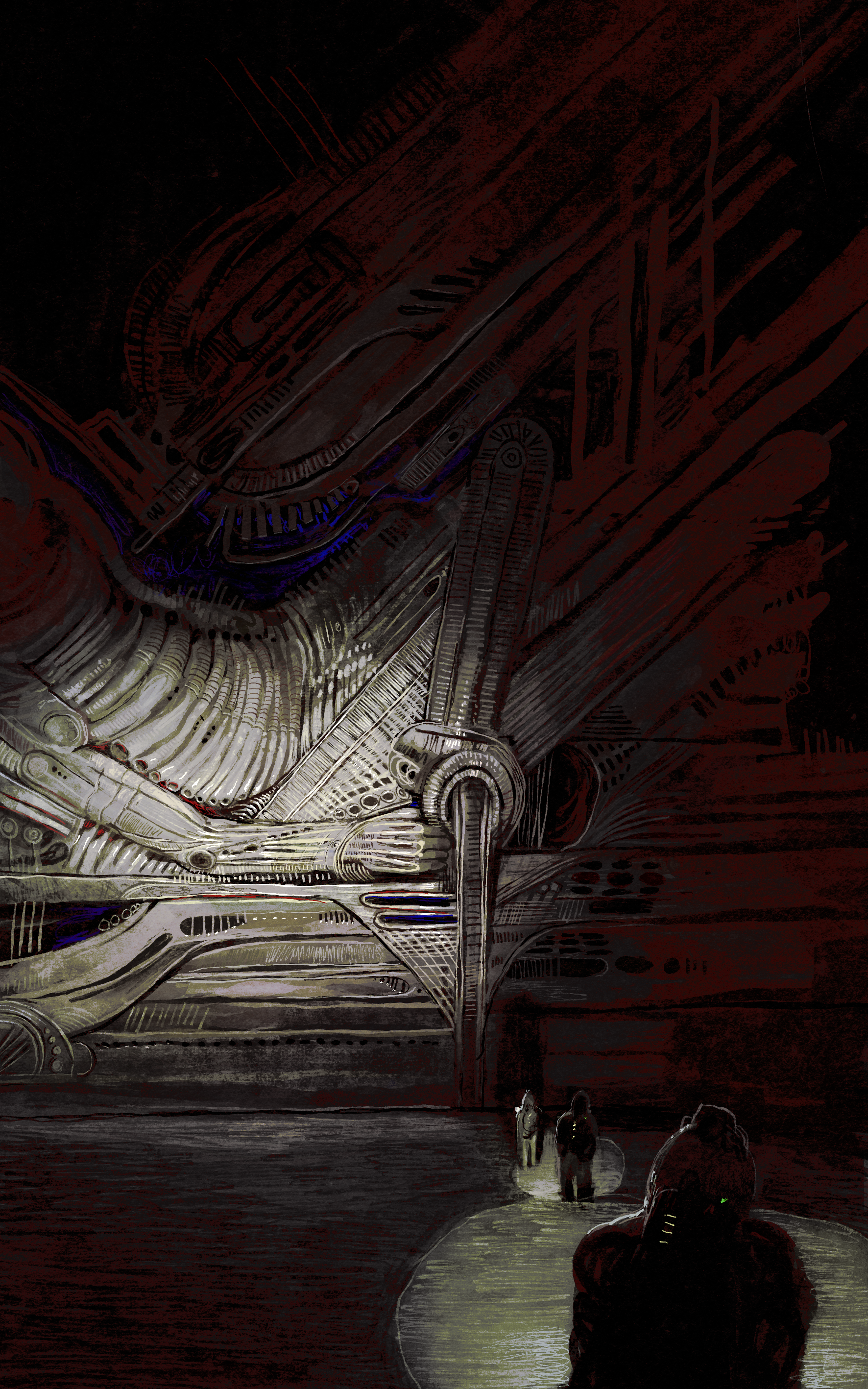 "Perfect Organism" illustration for Lost in Cult
