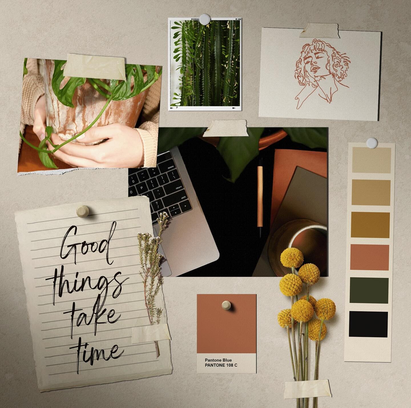 Good things take time ✨ #mood

If you&rsquo;ve worked with me before you&rsquo;ll know how much I love a good moodboard.

I&rsquo;ve been working on my portfolio behind the scenes of some work I&rsquo;m very excited to share with you all. 

This is a