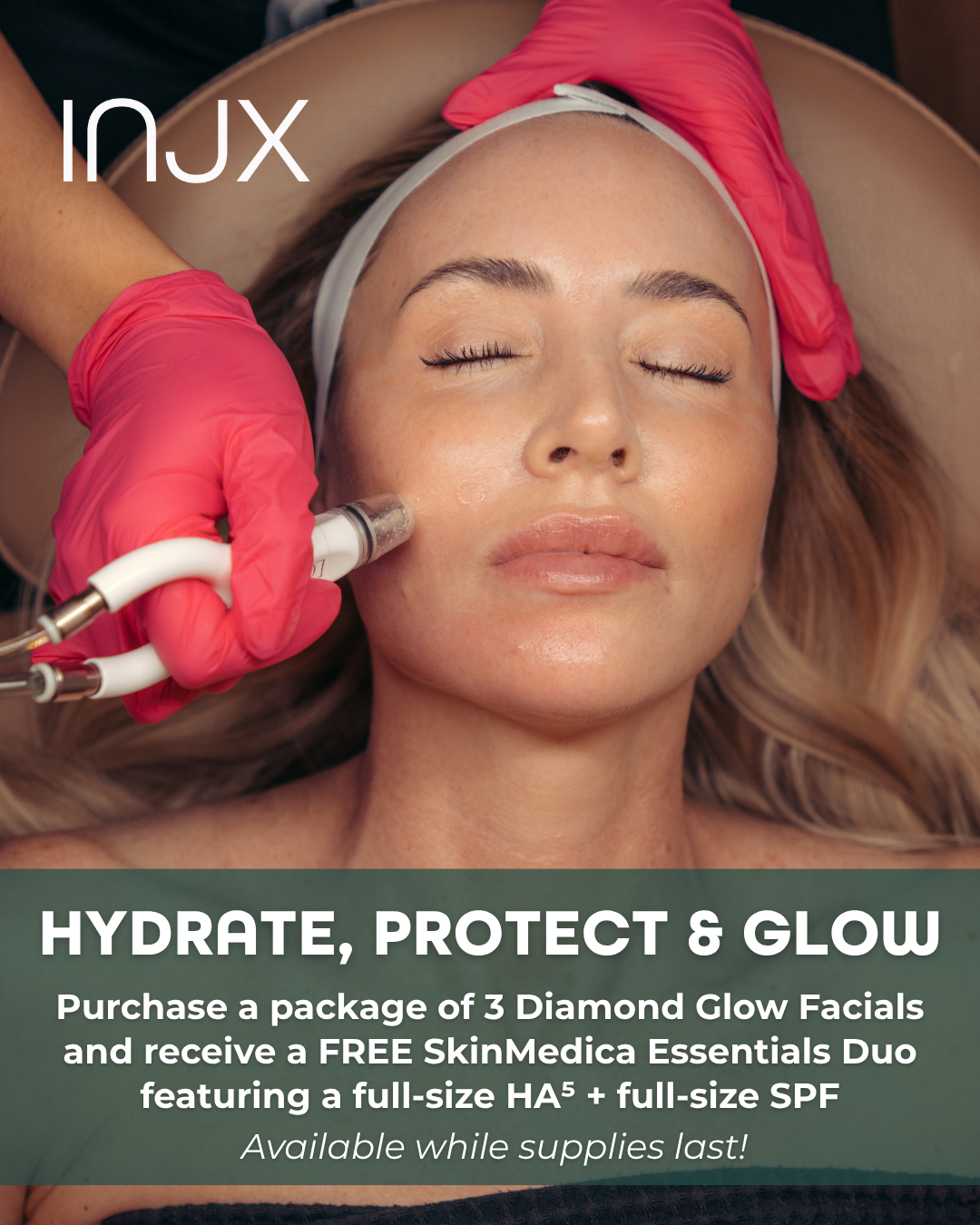 Diamond Glow facial summer promotions
