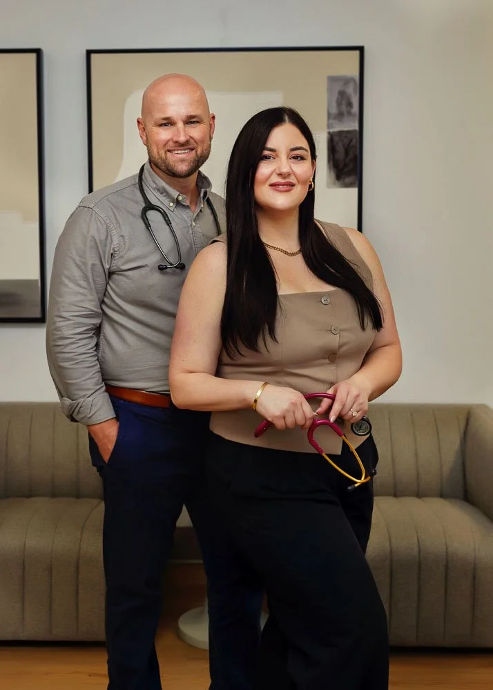 Alysha and Cary, med spa owners in Peoria, AZ.