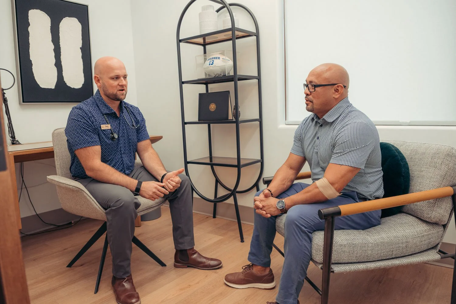 Learning about hormonal imbalancing.