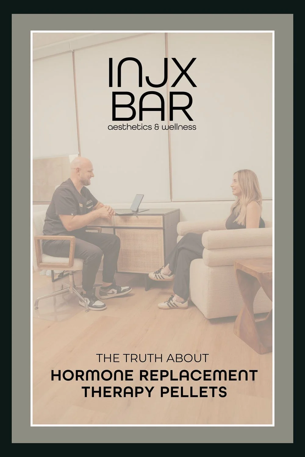 The Truth about hormone replacement thereapy pellets pinnable graphic.