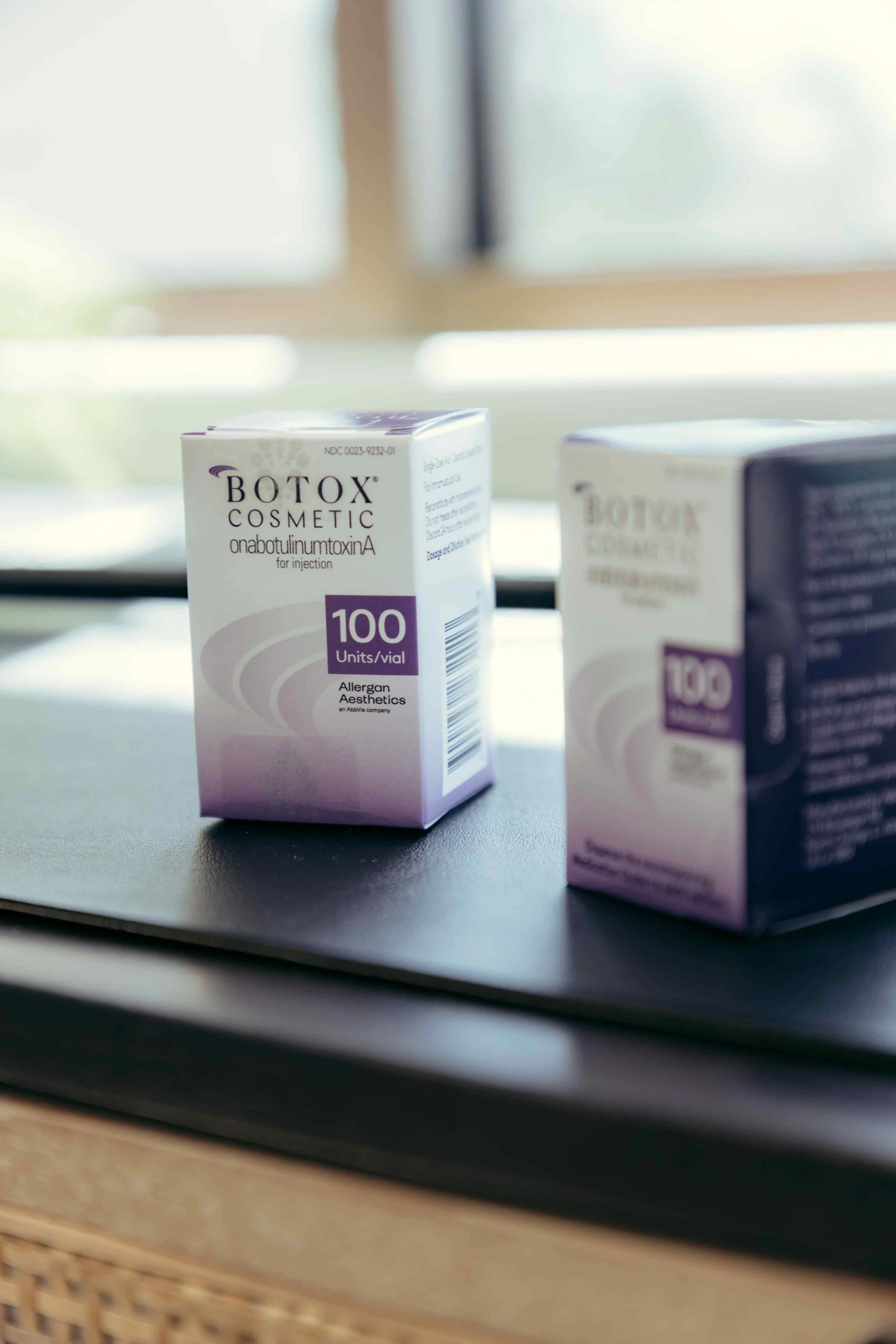 Botox Cosmetic Vial Boxes at Injx Bar Med Spa in Peoria, AZ