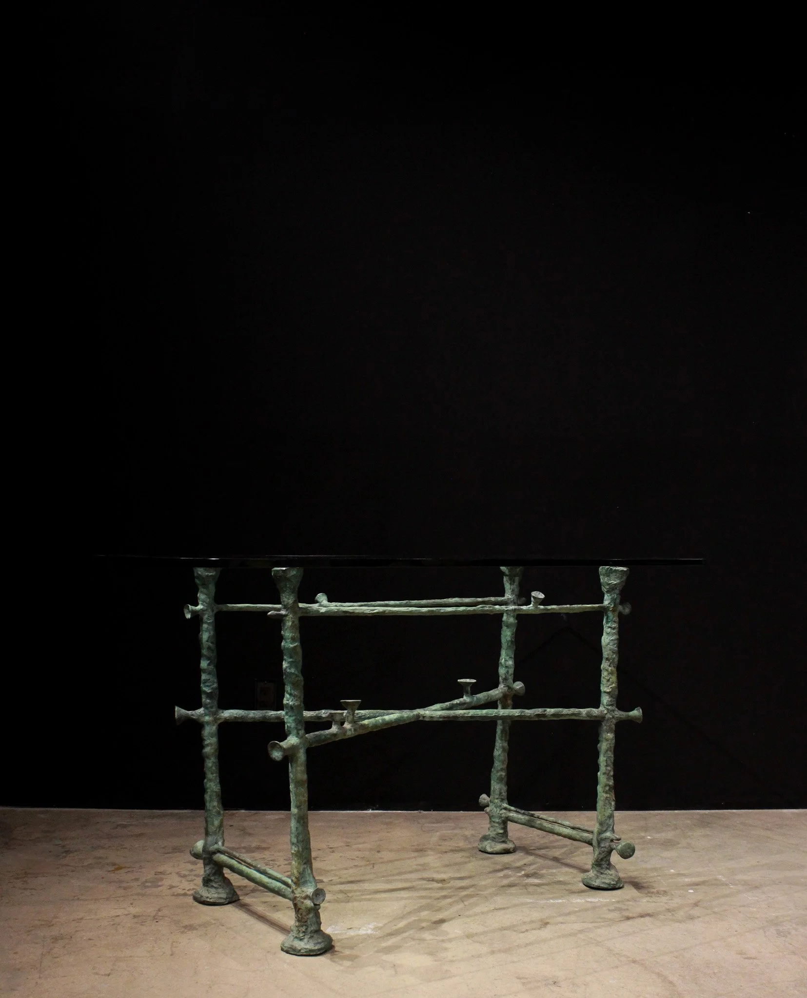 Illana Goor Bronze & Glass Table