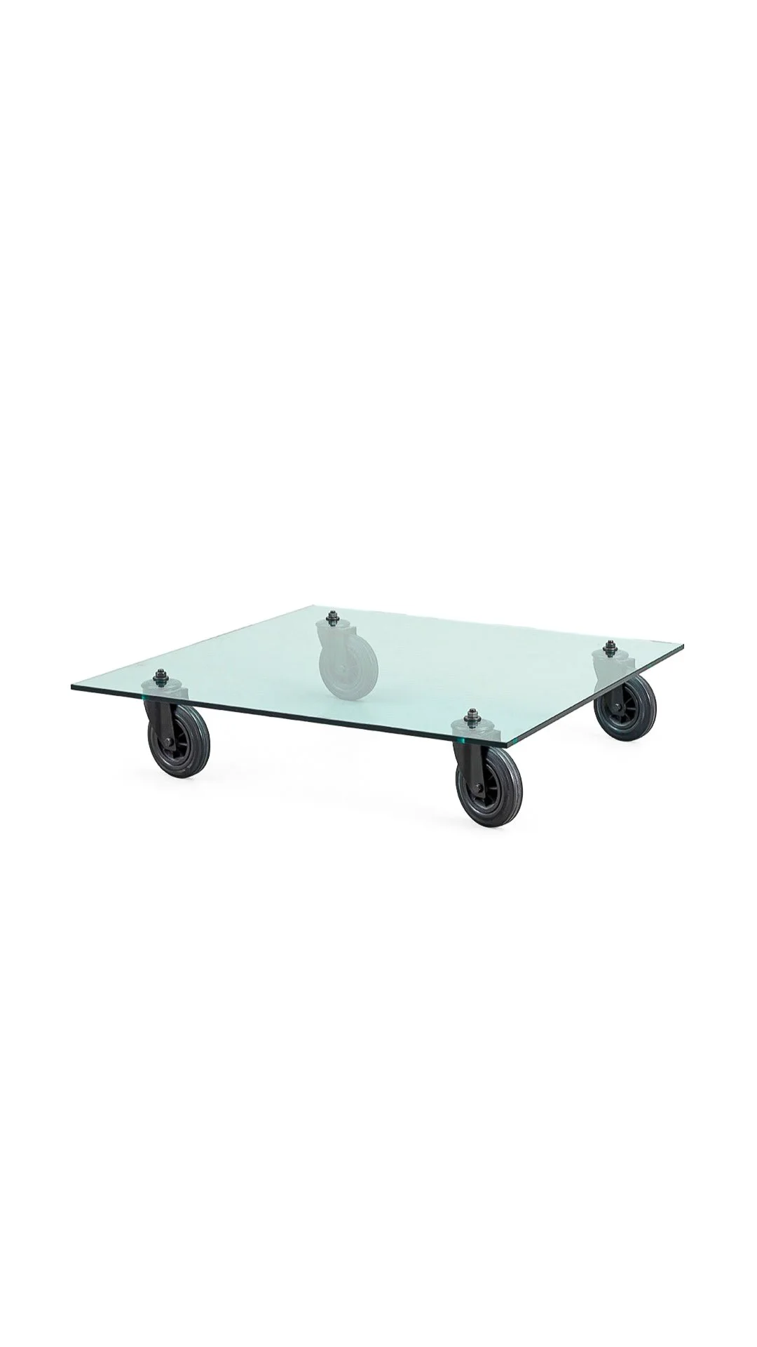 Gae Aulenti Tavola Con Ruote Coffee Table