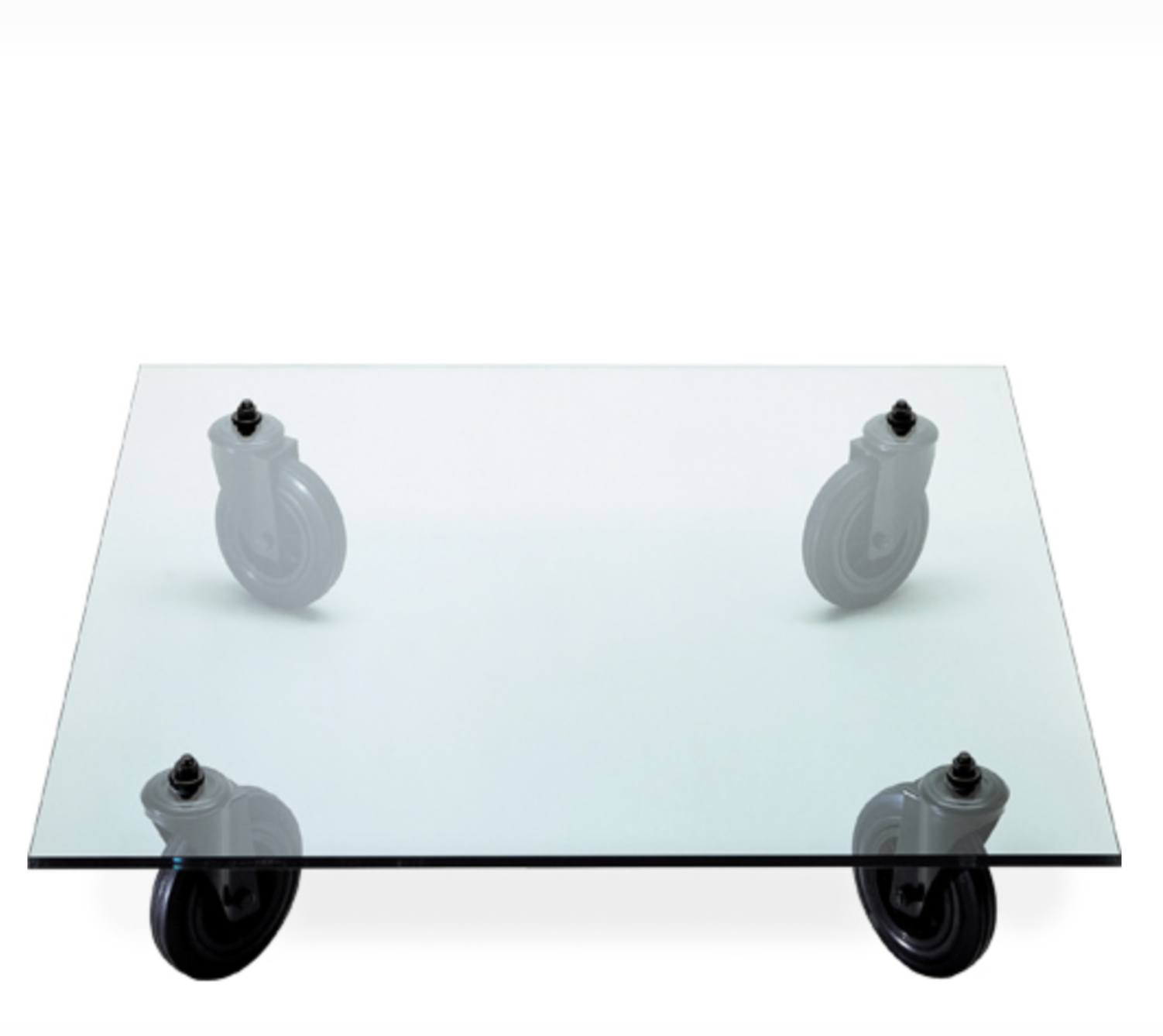 Gae Aulenti Tavola Con Ruote Coffee Table