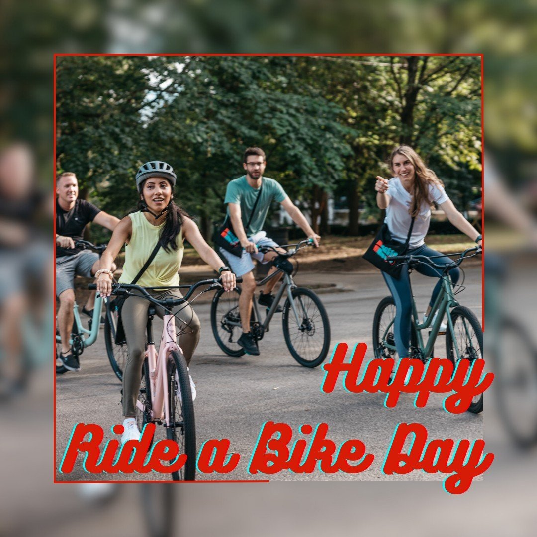Make today the day you hop on your bike and celebrate National Ride a Bike Day in your own special way!⁠
⁠
I recently read a CNN article about the 3 essential types of movements the body needs weekly:⁠
⁠
1. Owed Movement - like walking, stretching, a