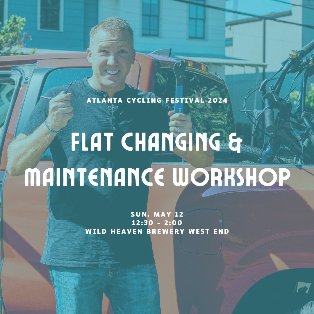 Do you ride bikes but dunno how the heck to fix a flat when you're left stranded? On Day 2 of the @atlcyclingfest, we're hosting a super useful workshop to learn just that - and how to generally check over a bike for safe, easy riding!⁠
⁠
Our master 