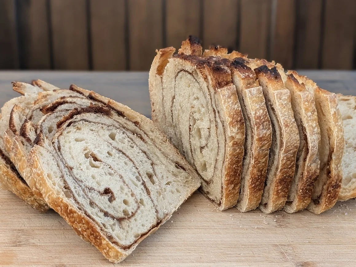 Organic Cinnamon Sugar Sourdough Artisan Loaf - PREORDER FOR PICKUP ON SUNDAY 3/8 11am-8pm
