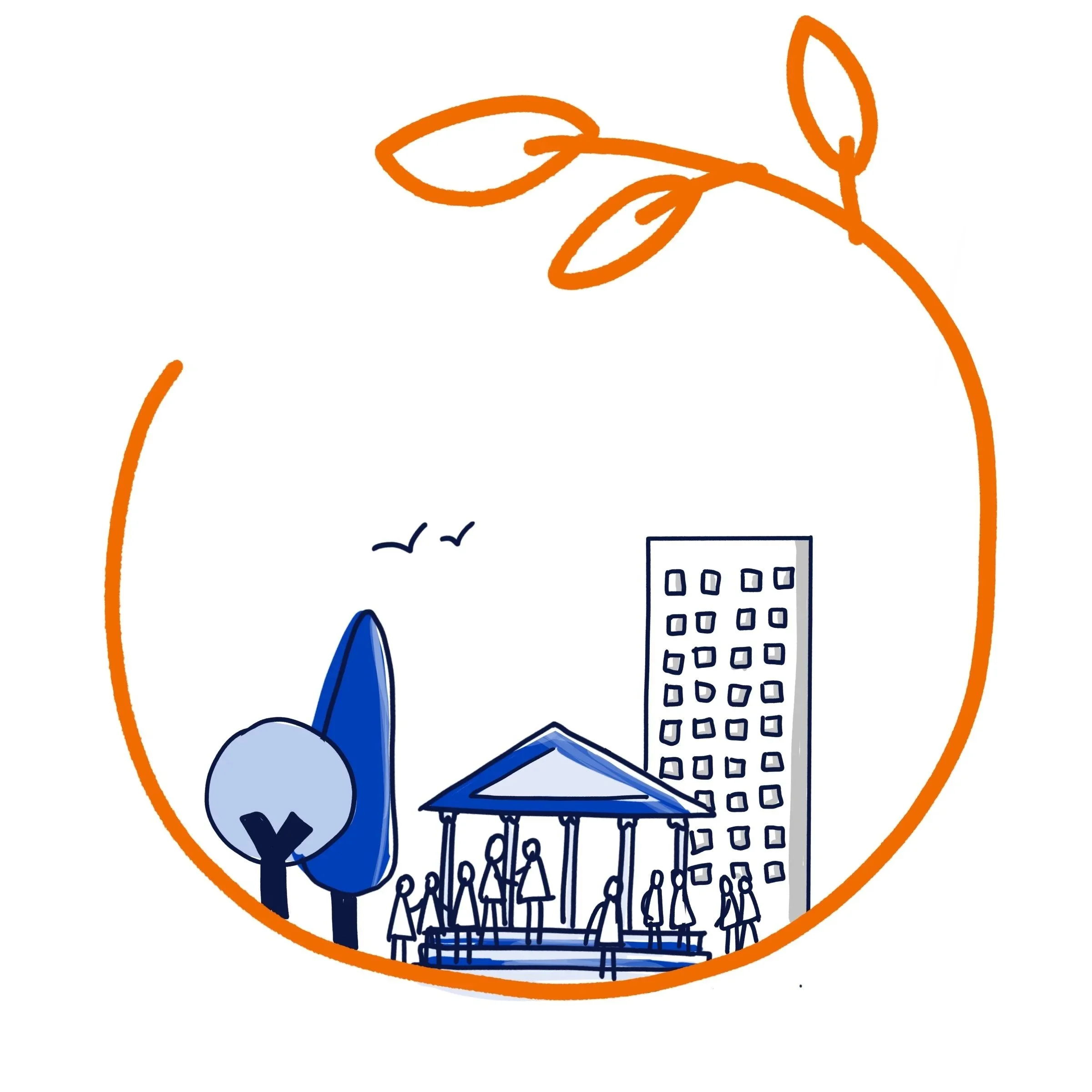 "Spatial Planning Conference" graphic recording y design thinking