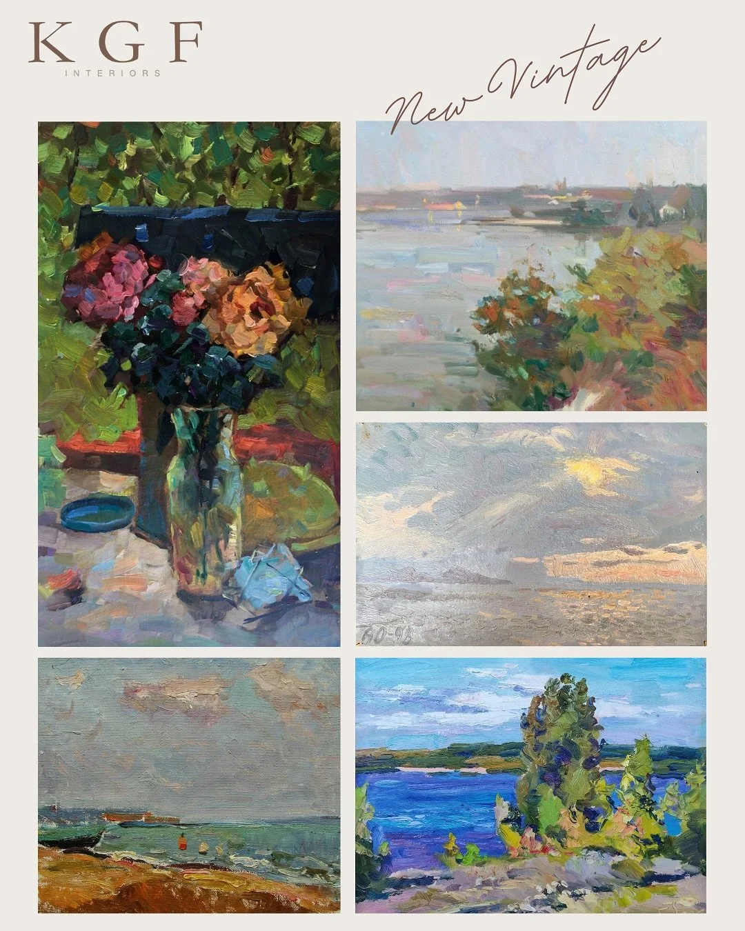 New vintage art pieces on their way from Ukraine (2 of 2). Last batch is in framing.